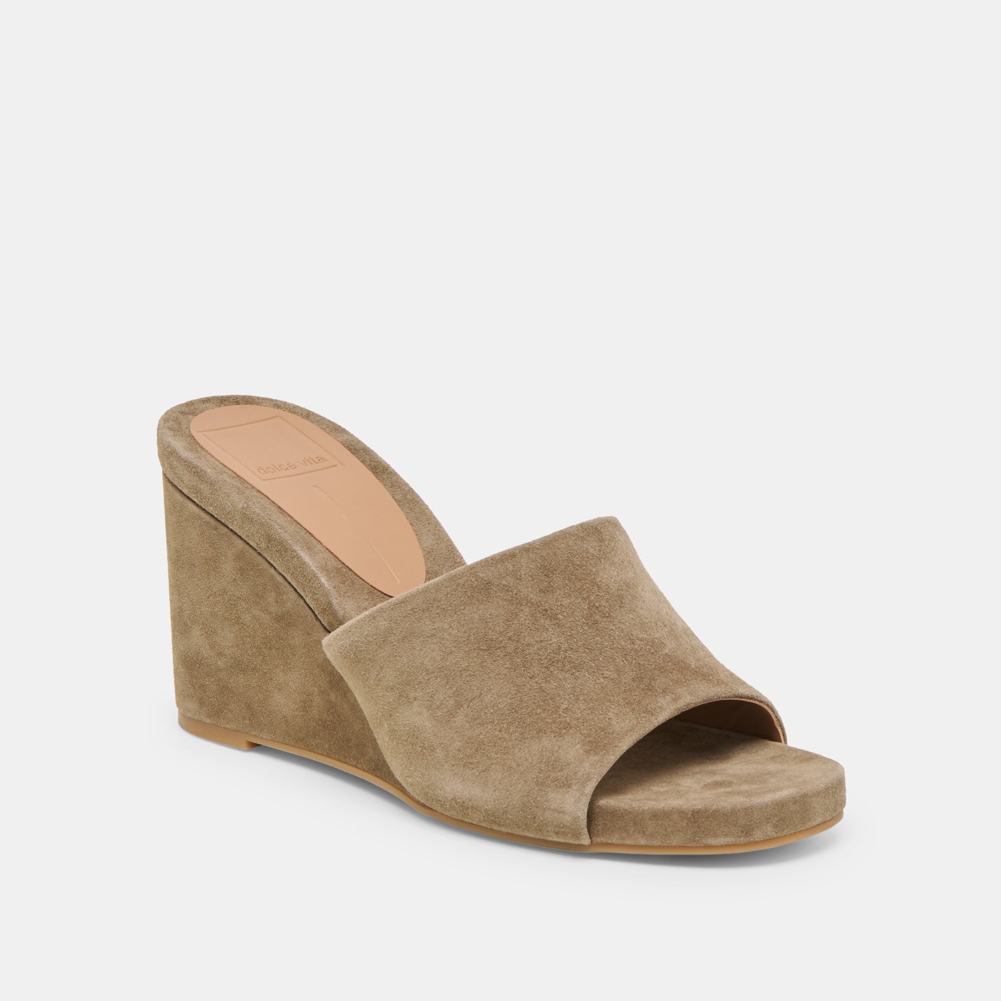 HOLTA WEDGES OLIVE SUEDE - Image 3