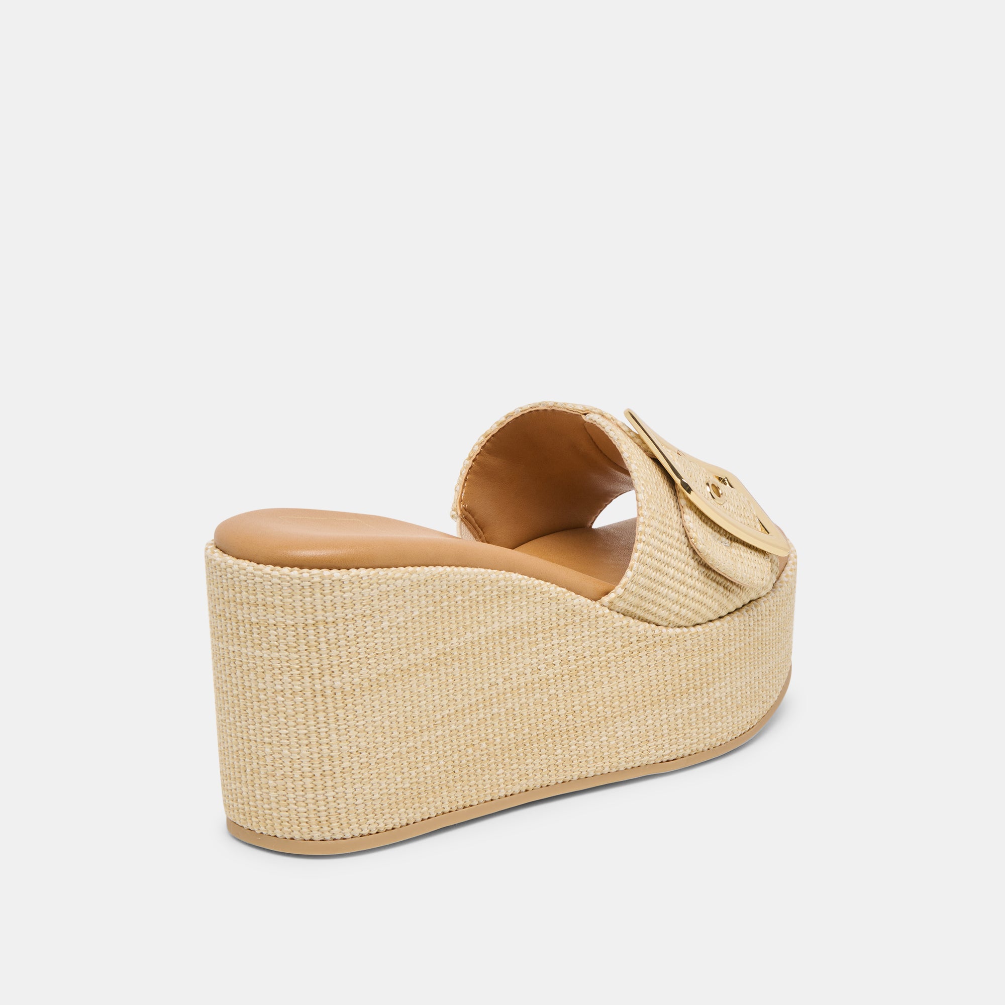 JILIAN WEDGES LT NATURAL RAFFIA - Image 5