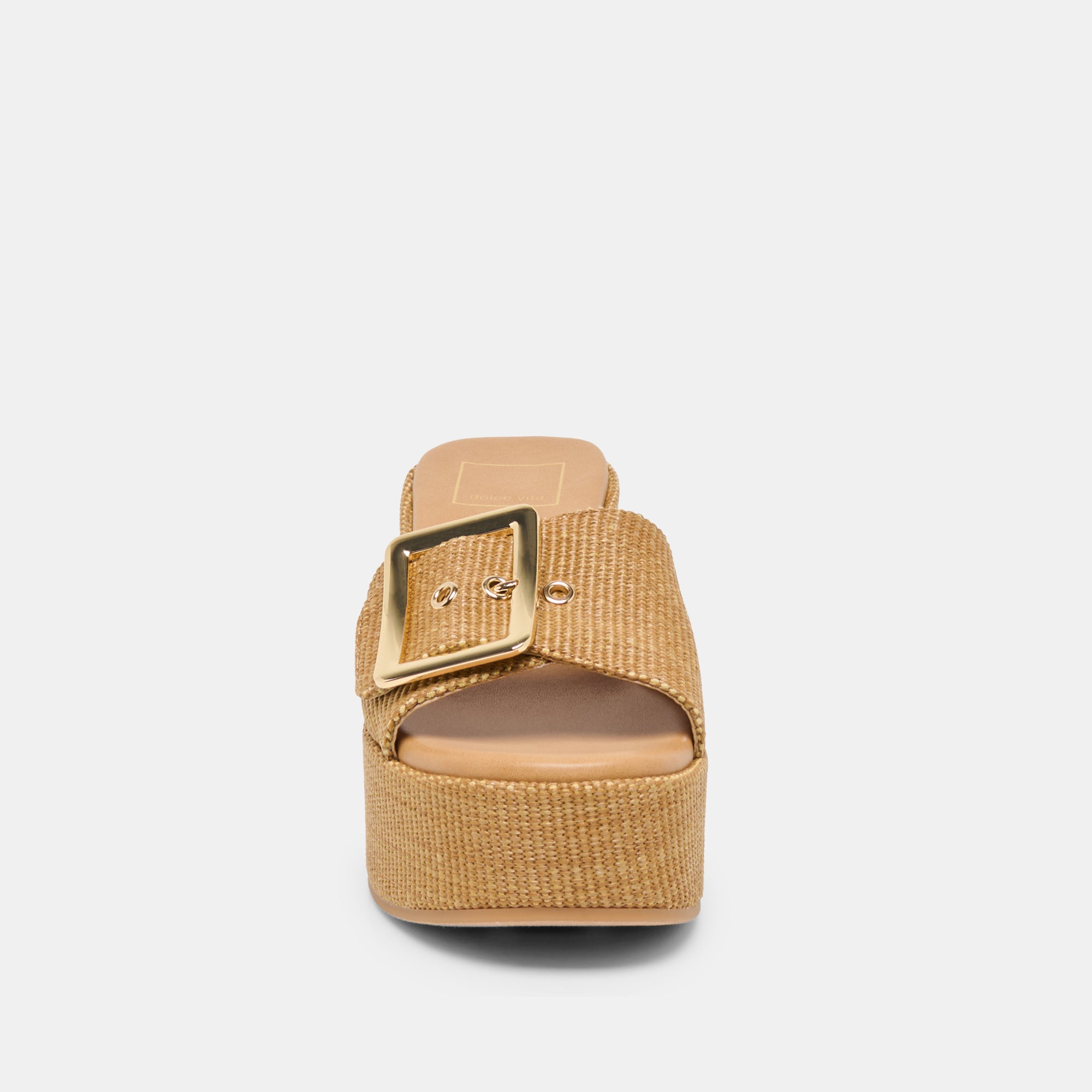JILIAN WEDGES MOCHA RAFFIA - Image 9
