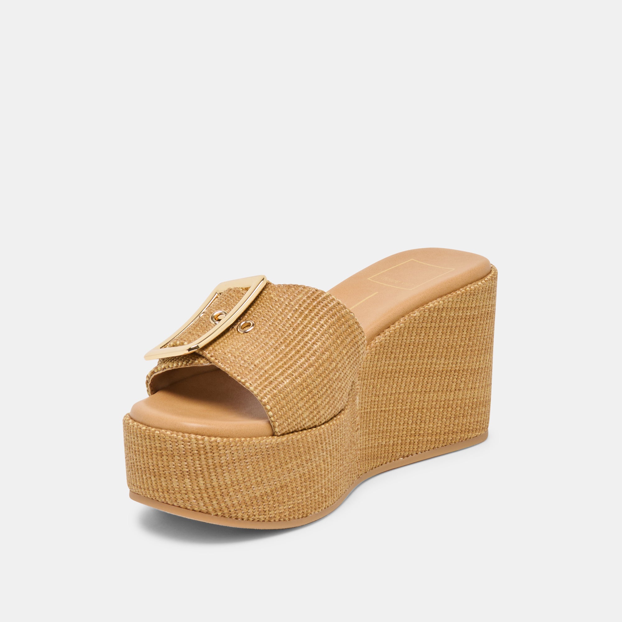JILIAN WEDGES MOCHA RAFFIA - Image 7
