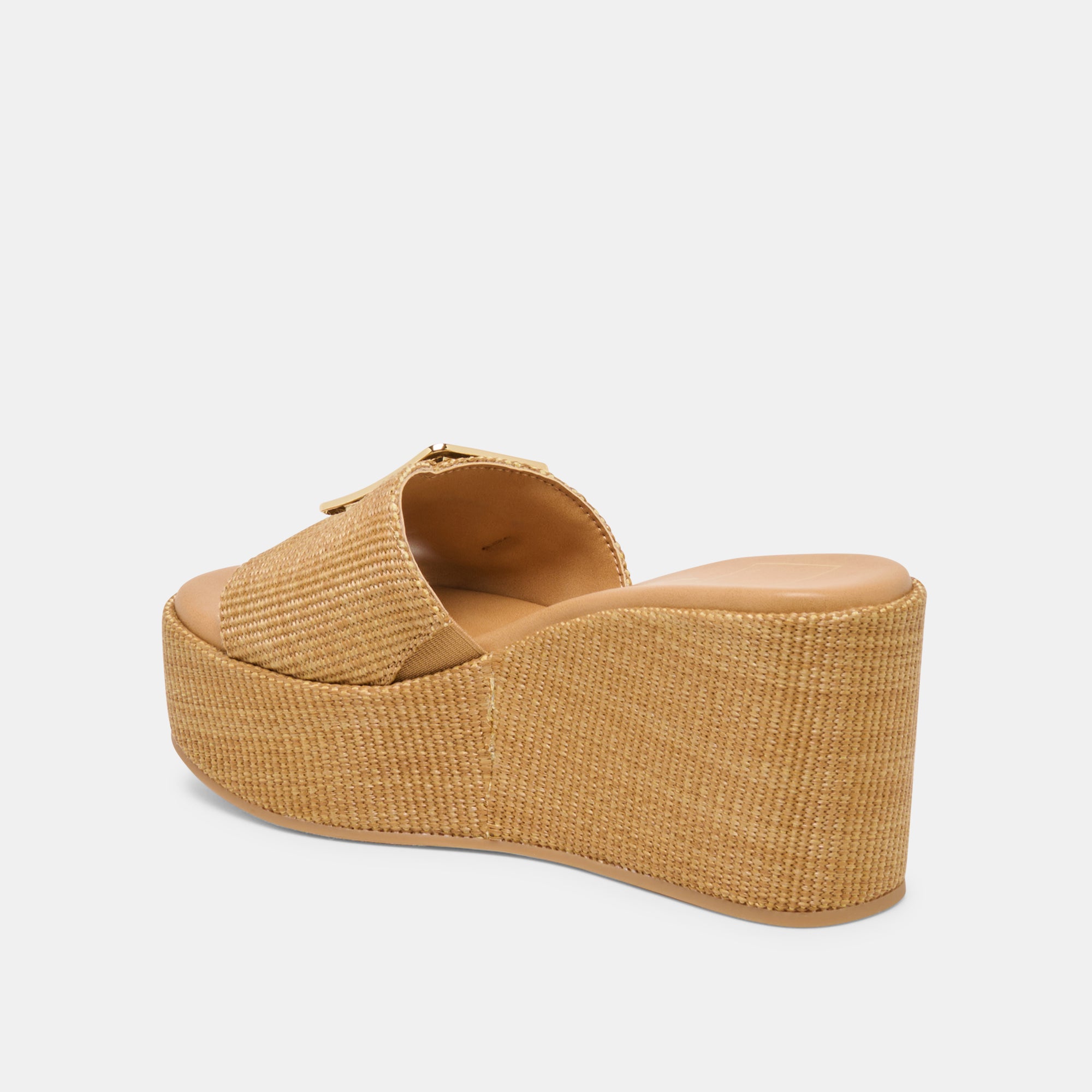 JILIAN WEDGES MOCHA RAFFIA - Image 8
