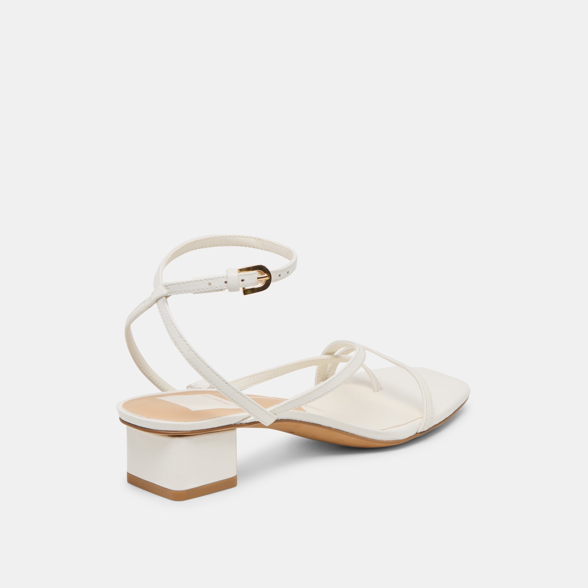 KARLOS WIDE SANDALS TRUE WHITE LEATHER - Image 3