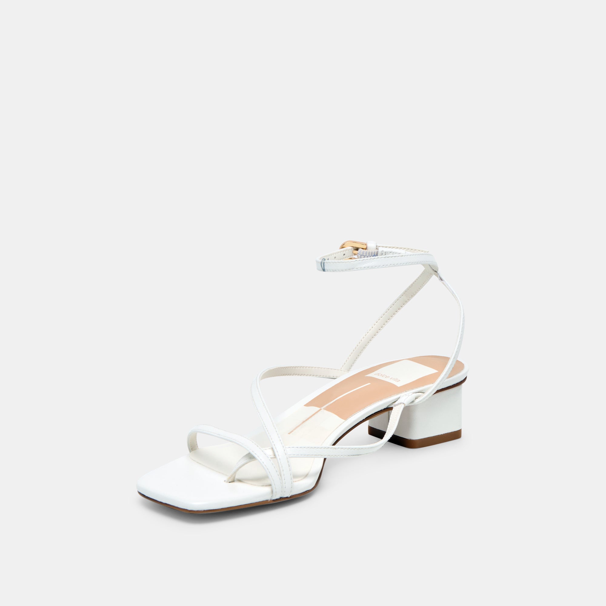 KARLOS WIDE SANDALS TRUE WHITE LEATHER - Image 4