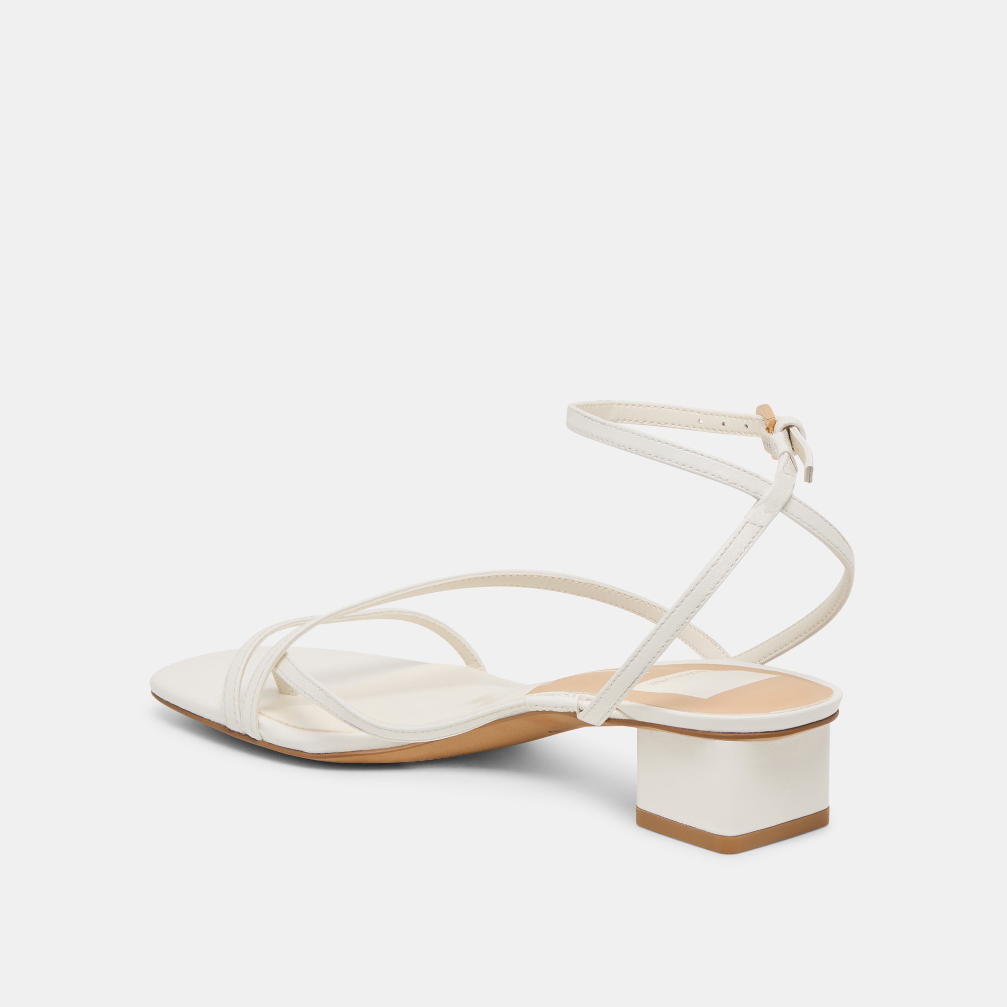 KARLOS WIDE SANDALS TRUE WHITE LEATHER - Image 5