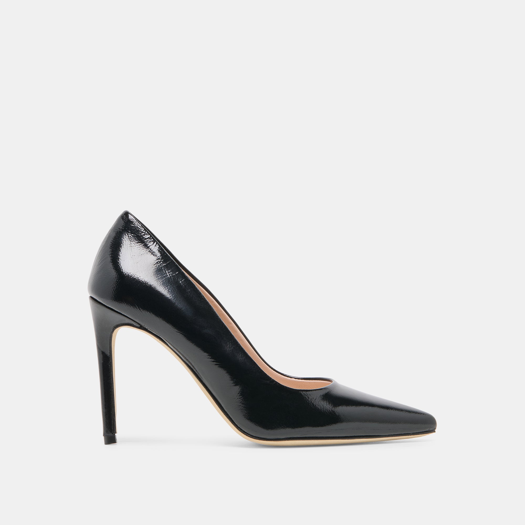 LANKY HEELS BLACK LEATHER