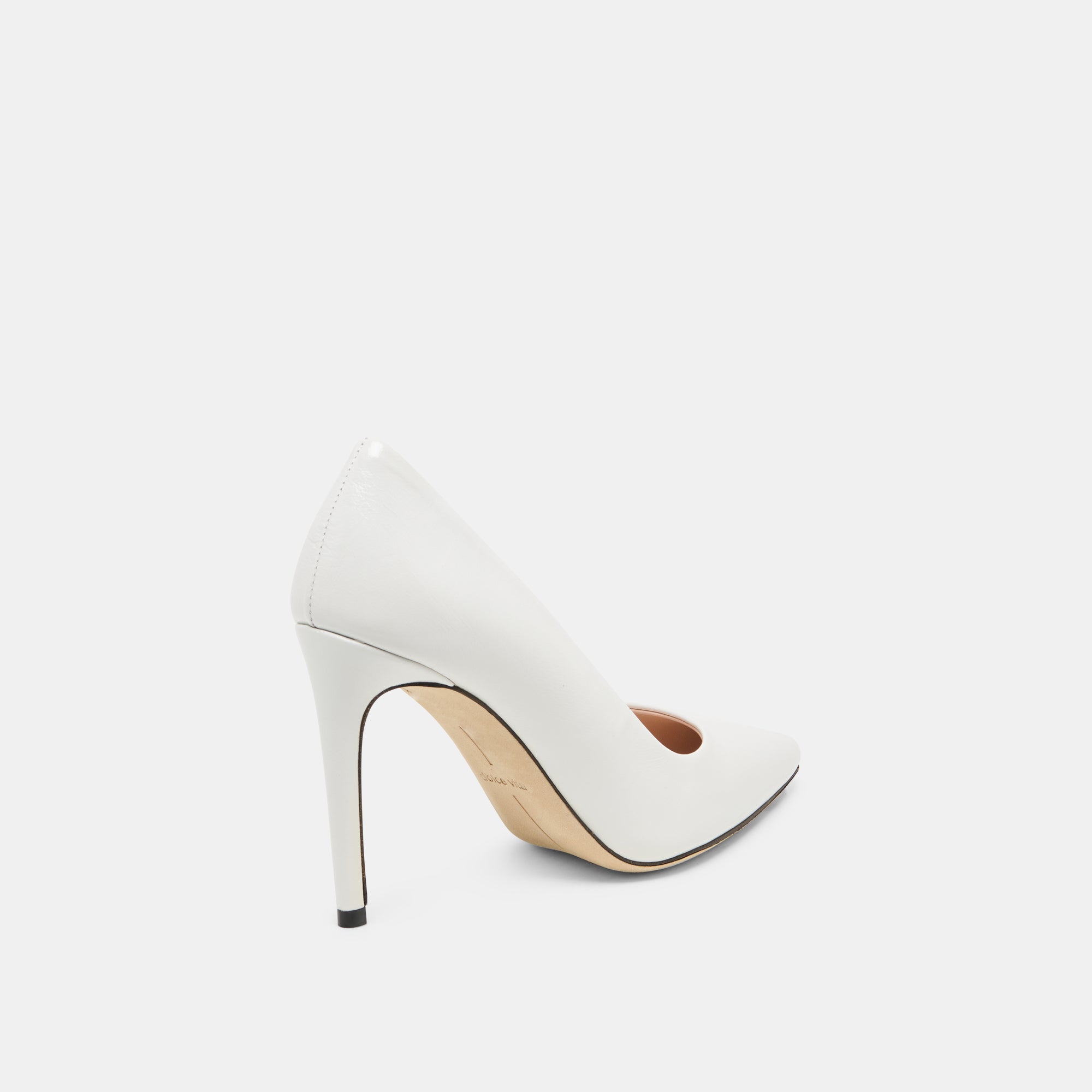 LANKY HEELS WHITE LEATHER - Image 3