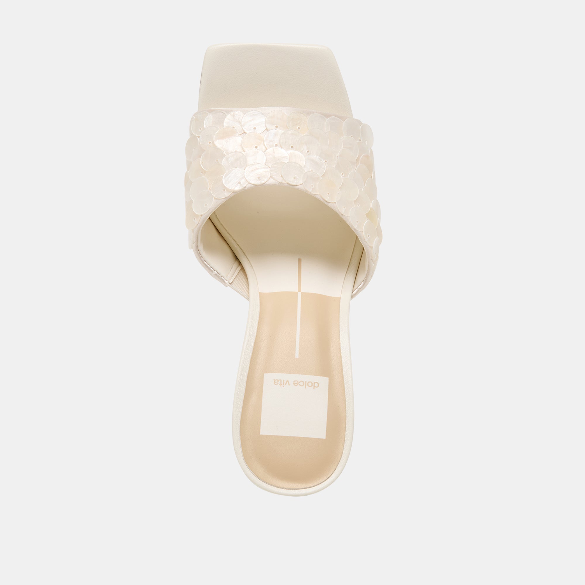 NANDY CONFETTI HEELS IVORY SEQUIN - Image 10