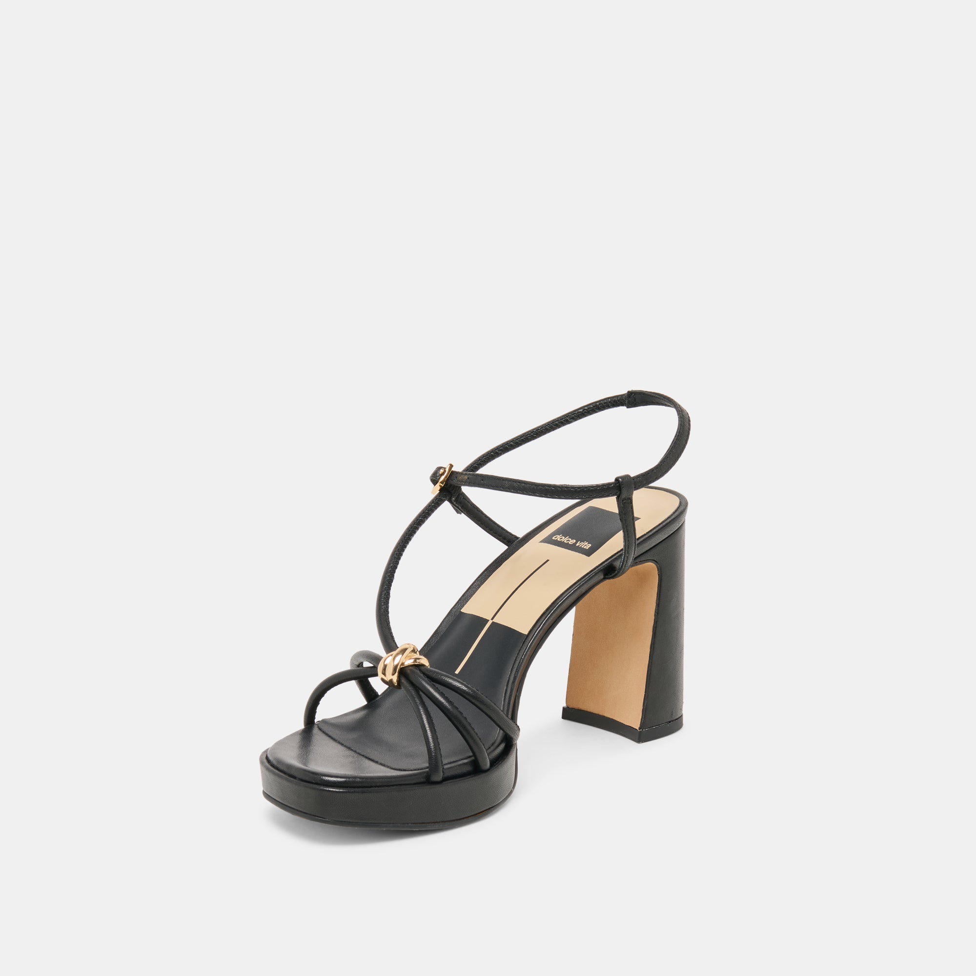 ODETE HEELS BLACK LEATHER - Image 4
