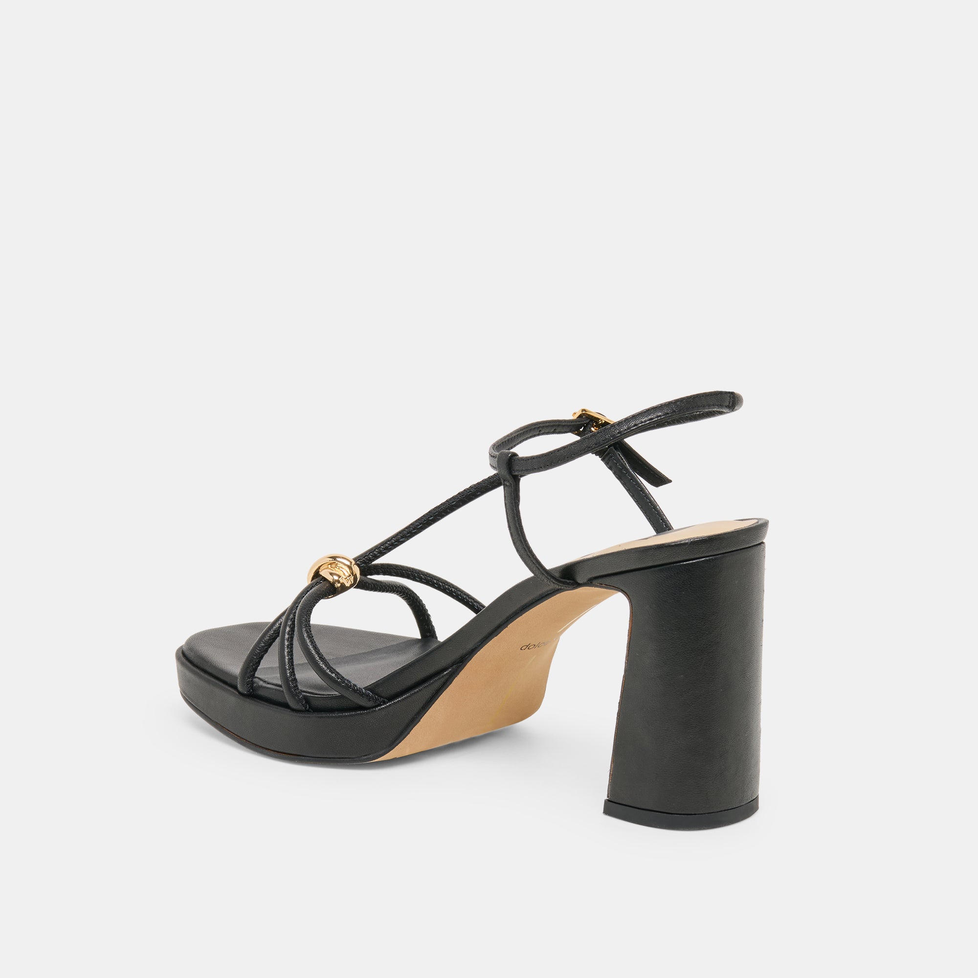 ODETE HEELS BLACK LEATHER - Image 5
