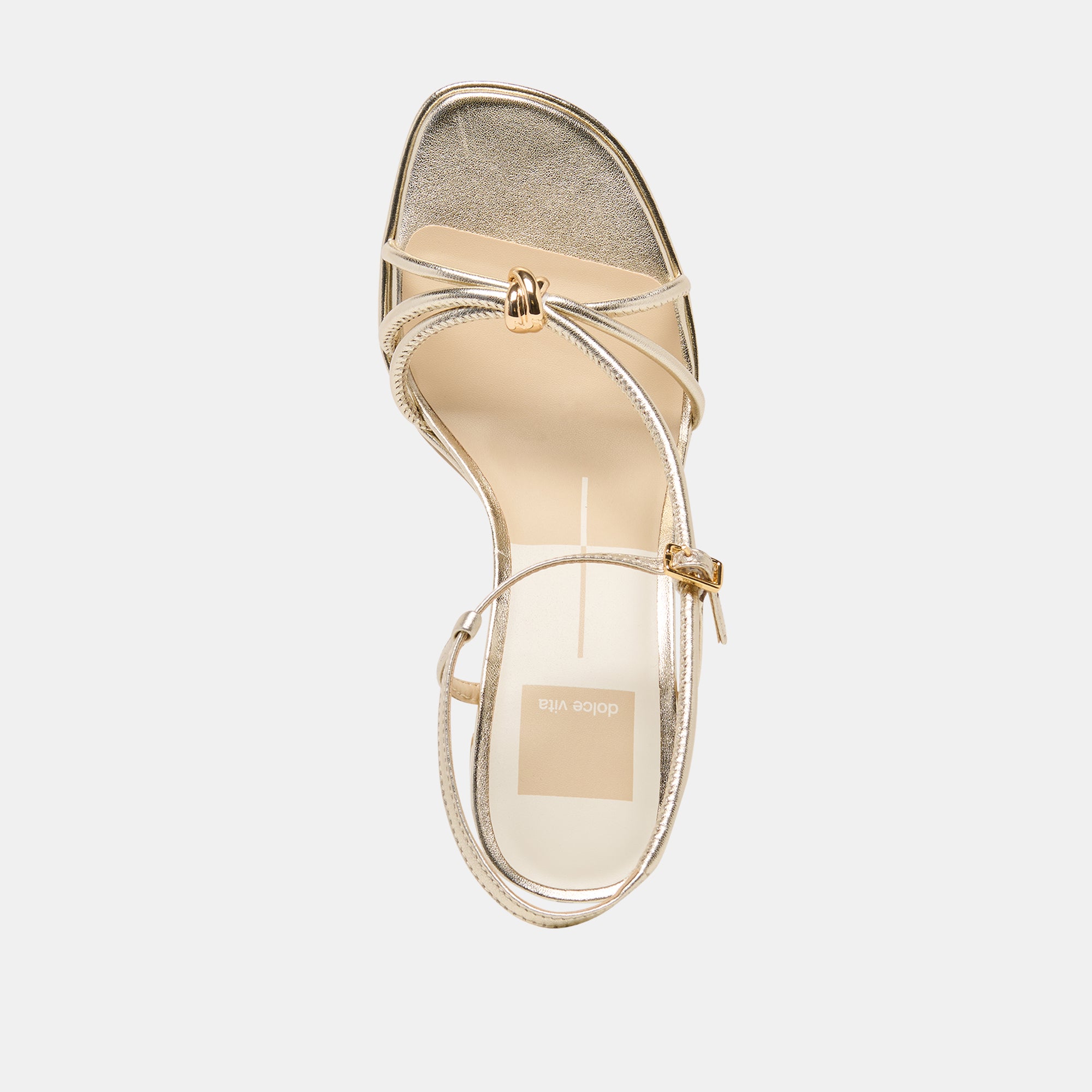 ODETE HEELS GOLD LEATHER - Image 10