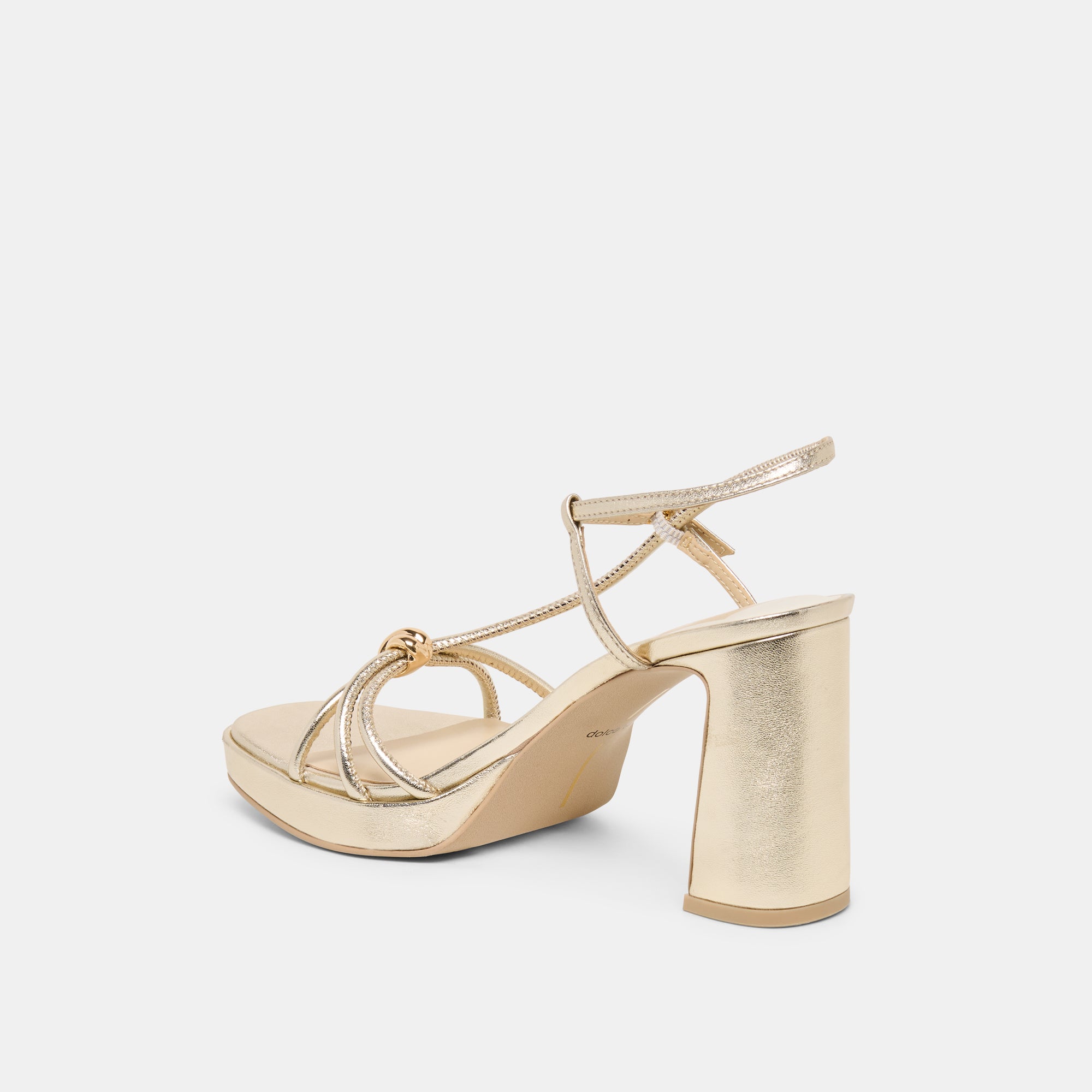 ODETE HEELS GOLD LEATHER - Image 7
