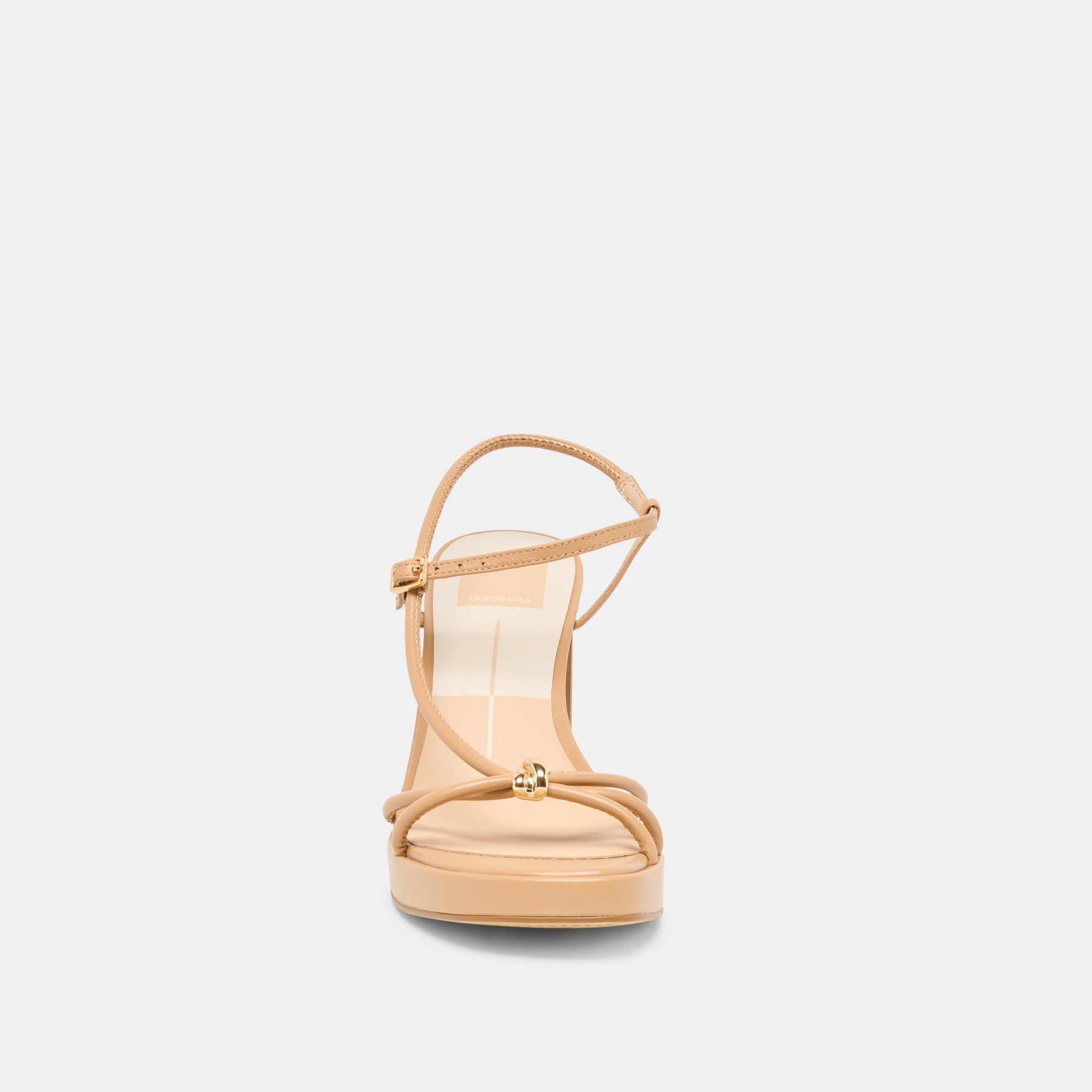 ODETE HEELS LT TAN LEATHER - Image 8
