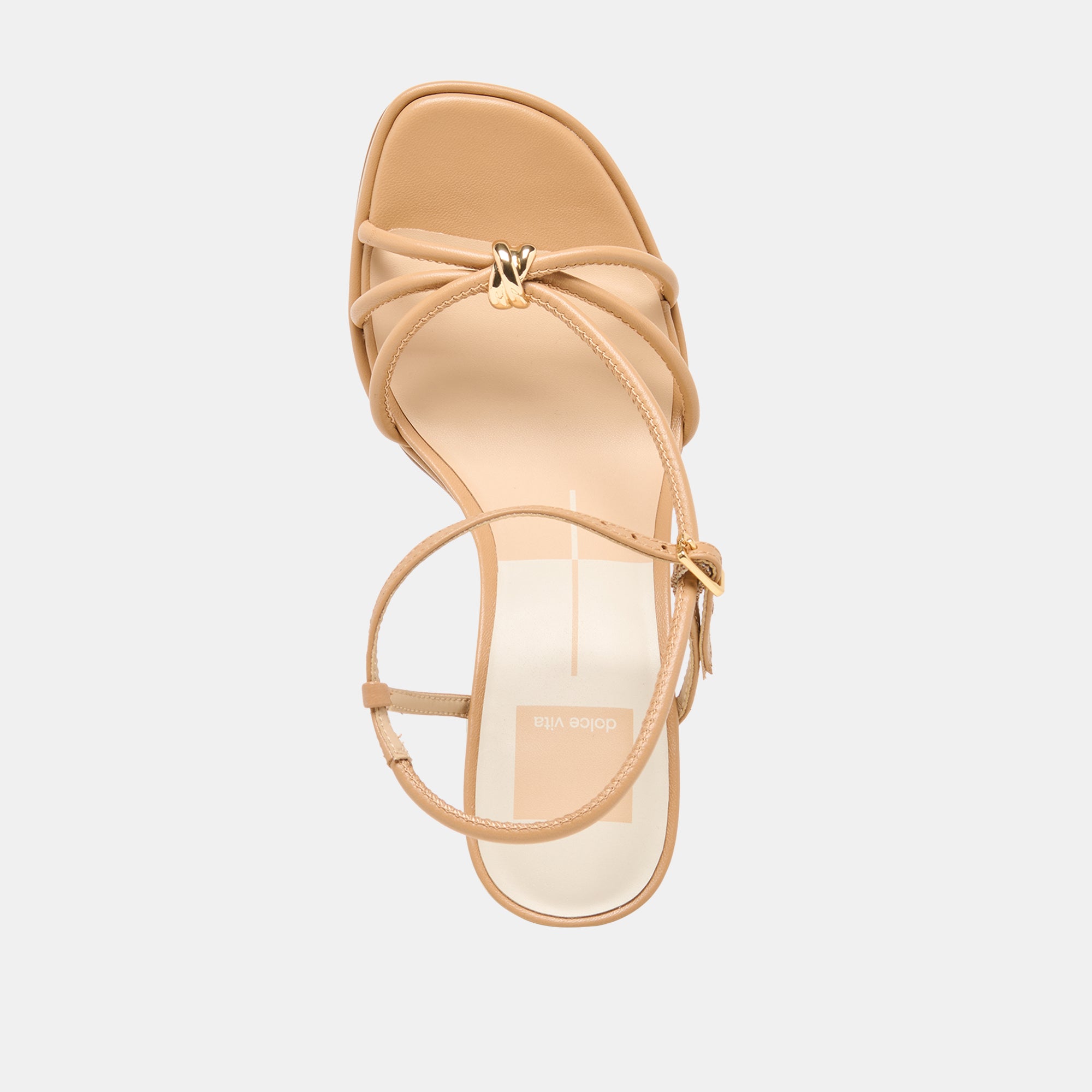 ODETE HEELS LT TAN LEATHER - Image 10