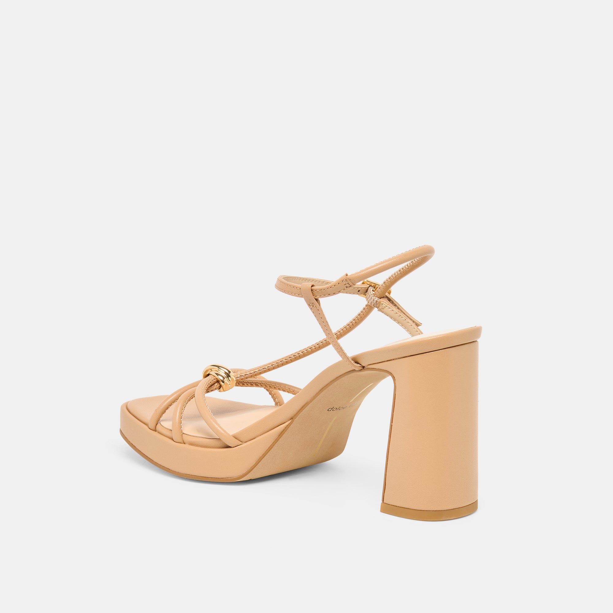 ODETE HEELS LT TAN LEATHER - Image 7