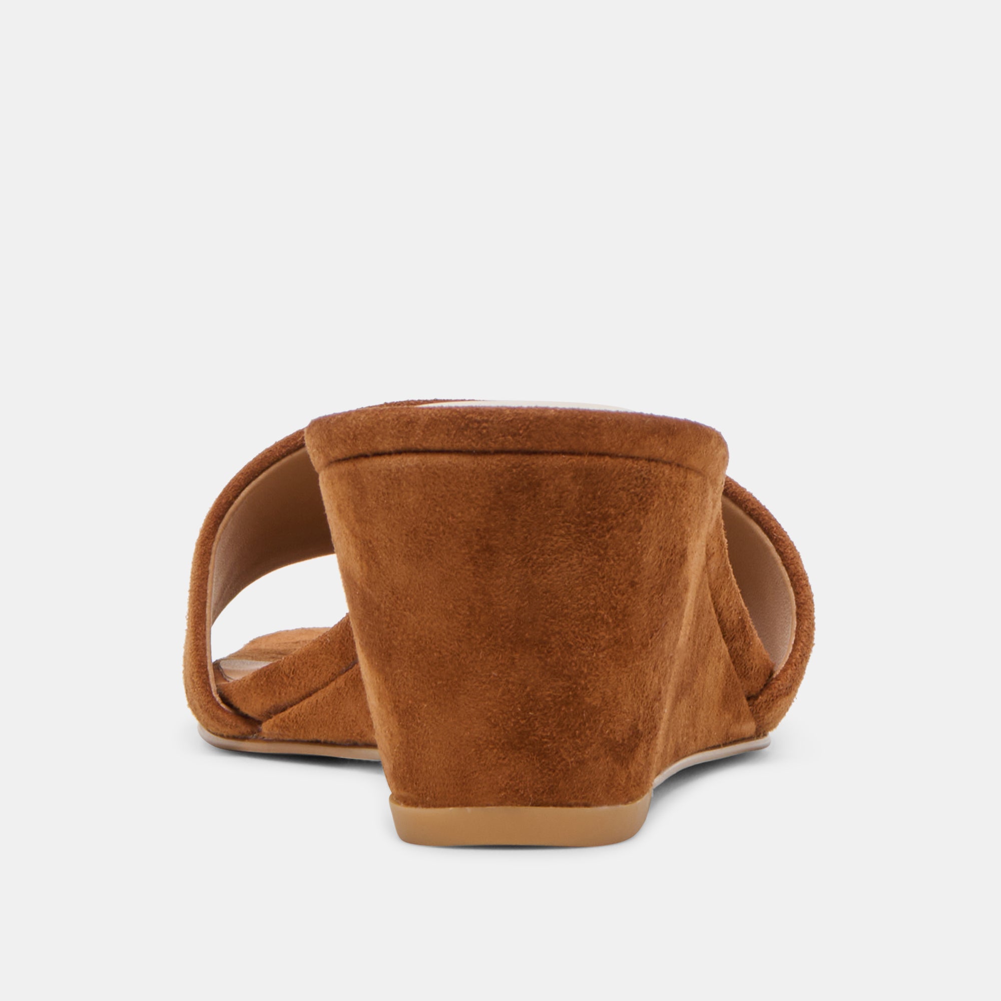 QAILY WIDE WEDGES BROWN SUEDE - Image 7