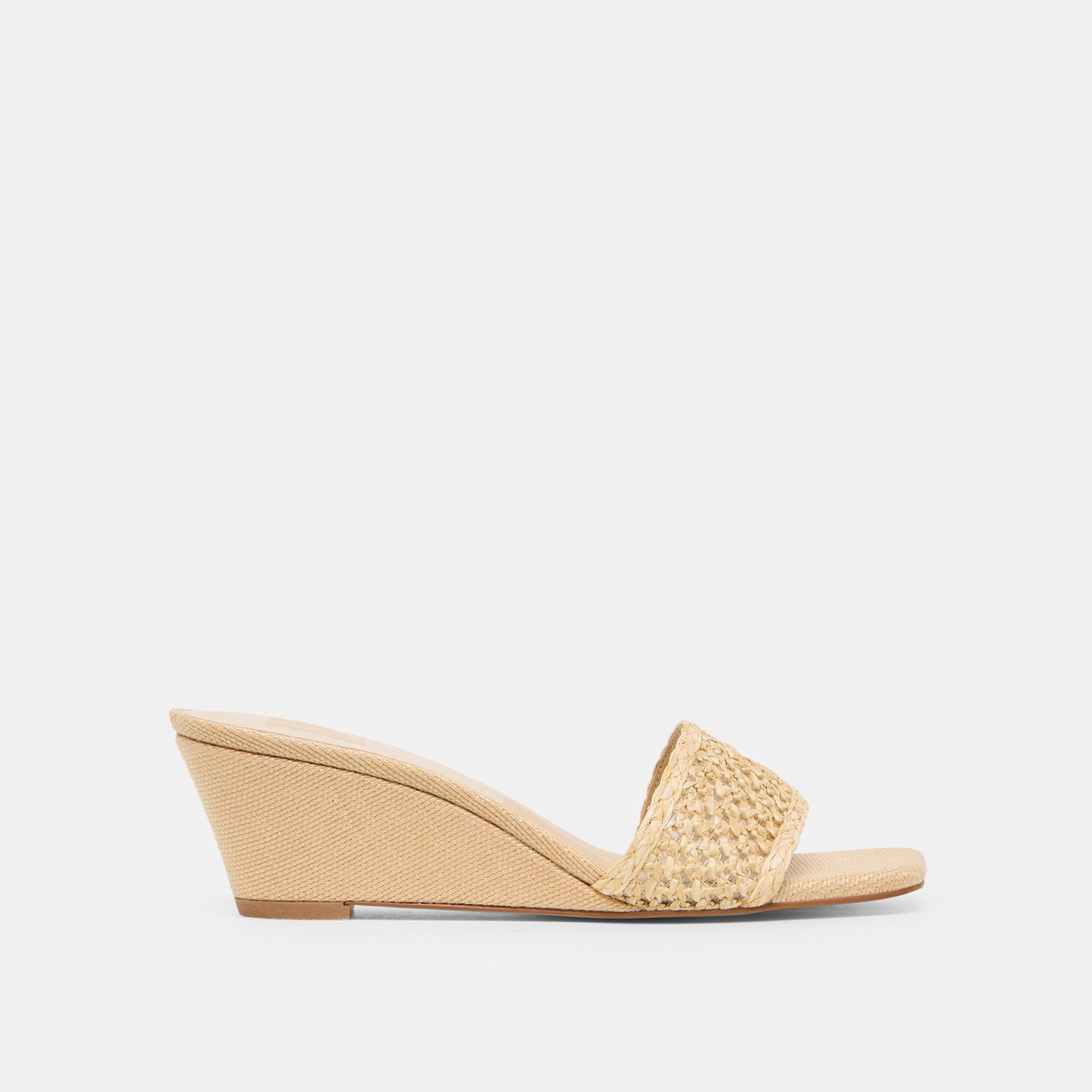 QAILY WEDGES LT NATURAL RAFFIA