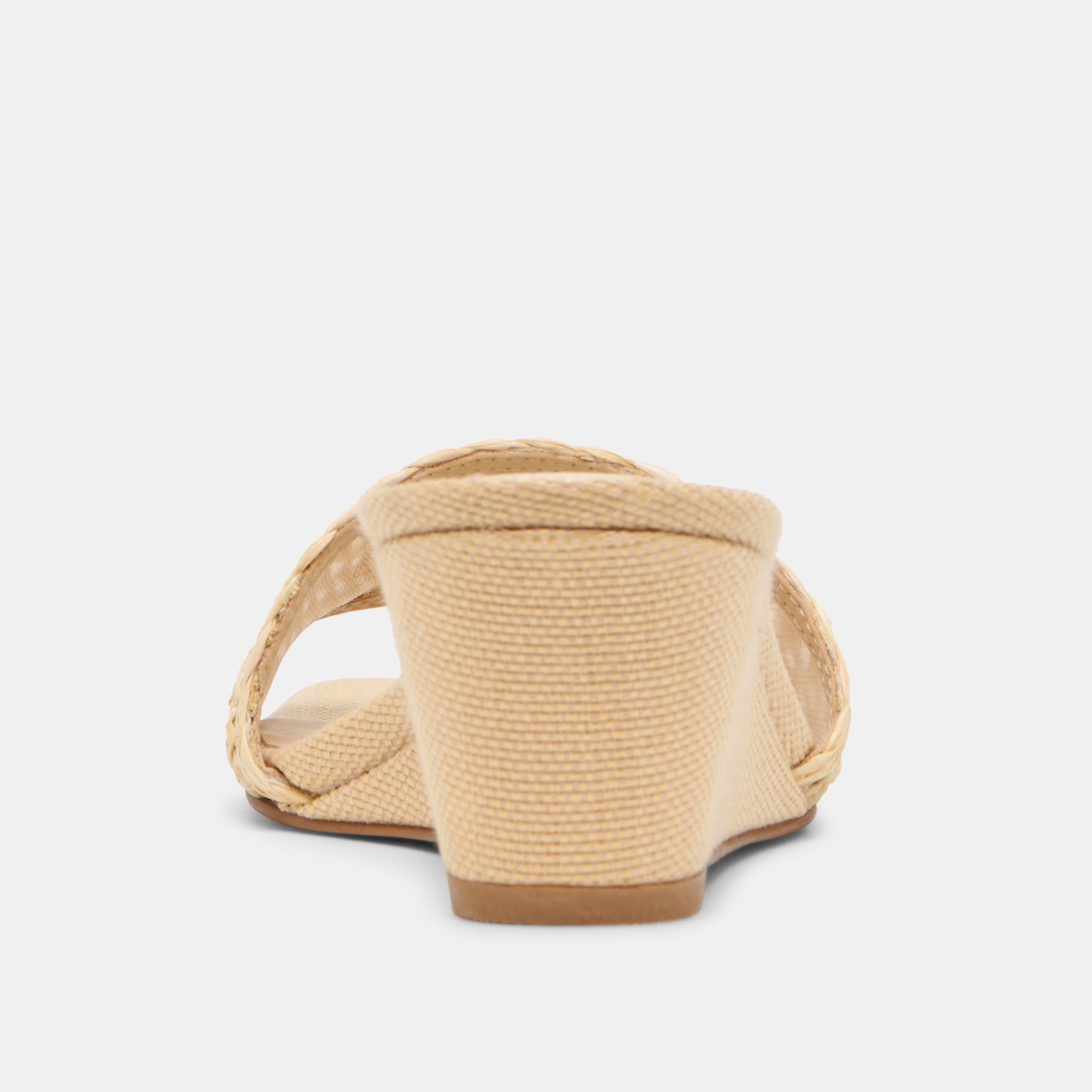 QAILY WIDE WEDGES LT NATURAL RAFFIA - Image 7