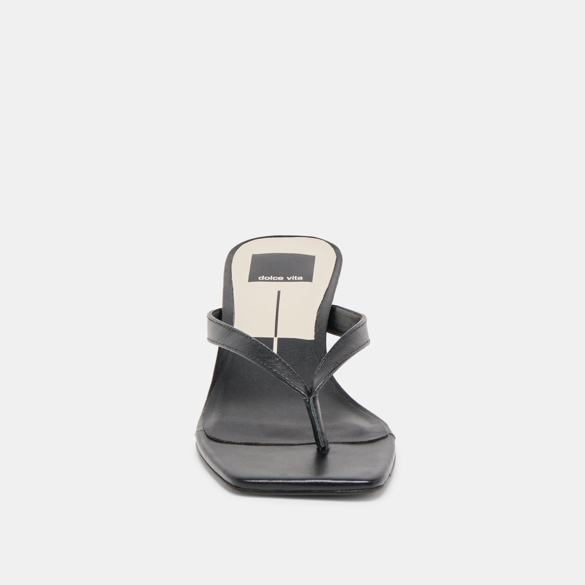 RAMIA HEELS BLACK LEATHER - Image 8
