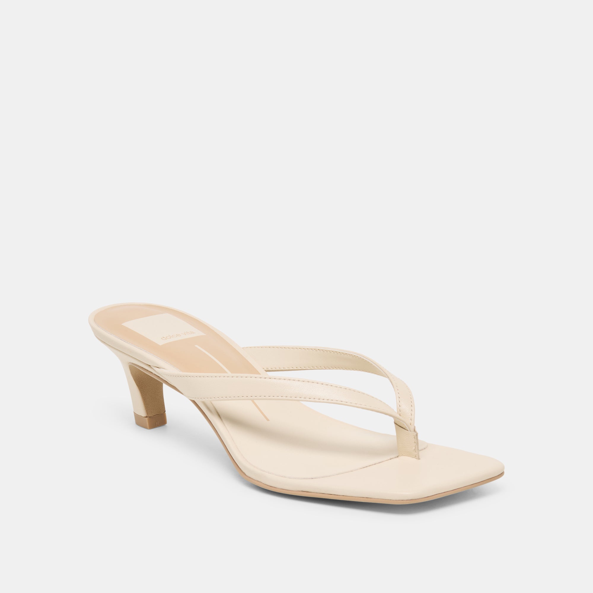 RAMIA HEELS BONE LEATHER - Image 2