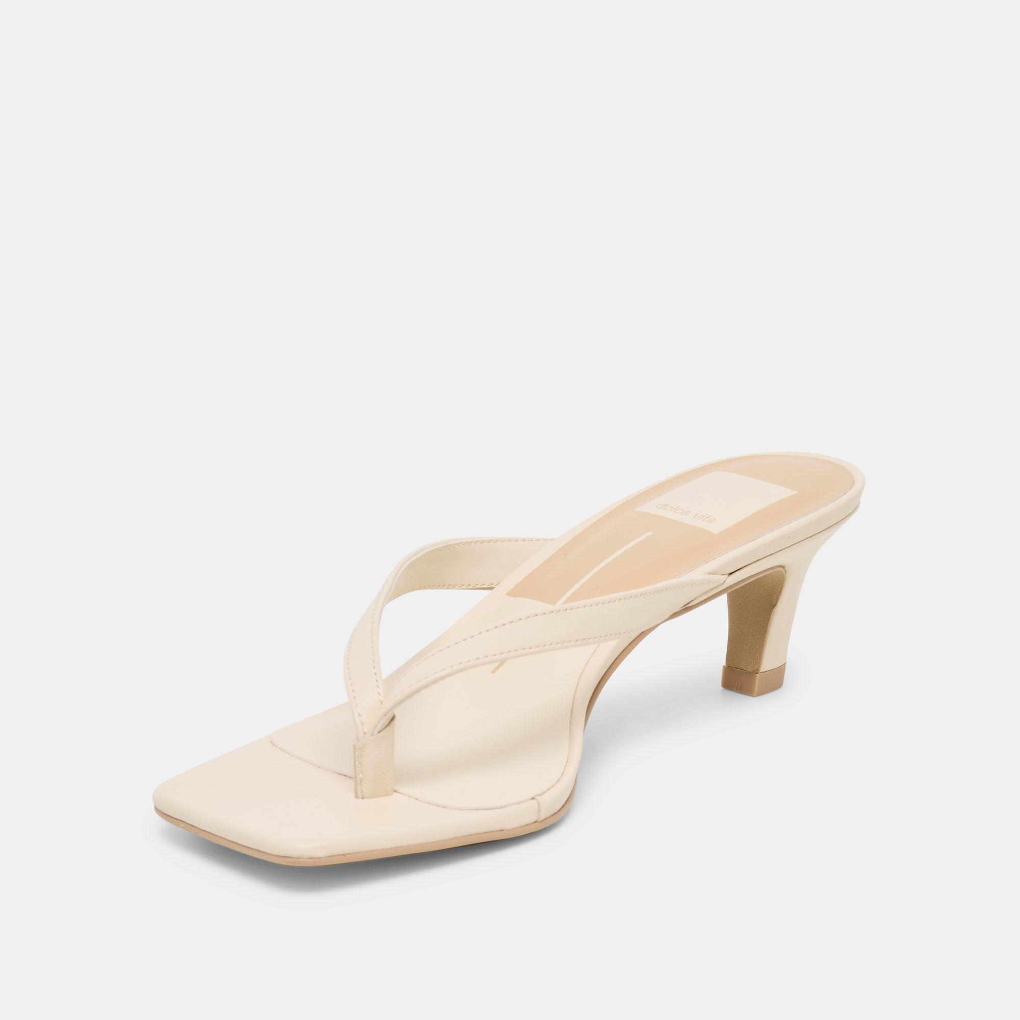 RAMIA HEELS BONE LEATHER - Image 4