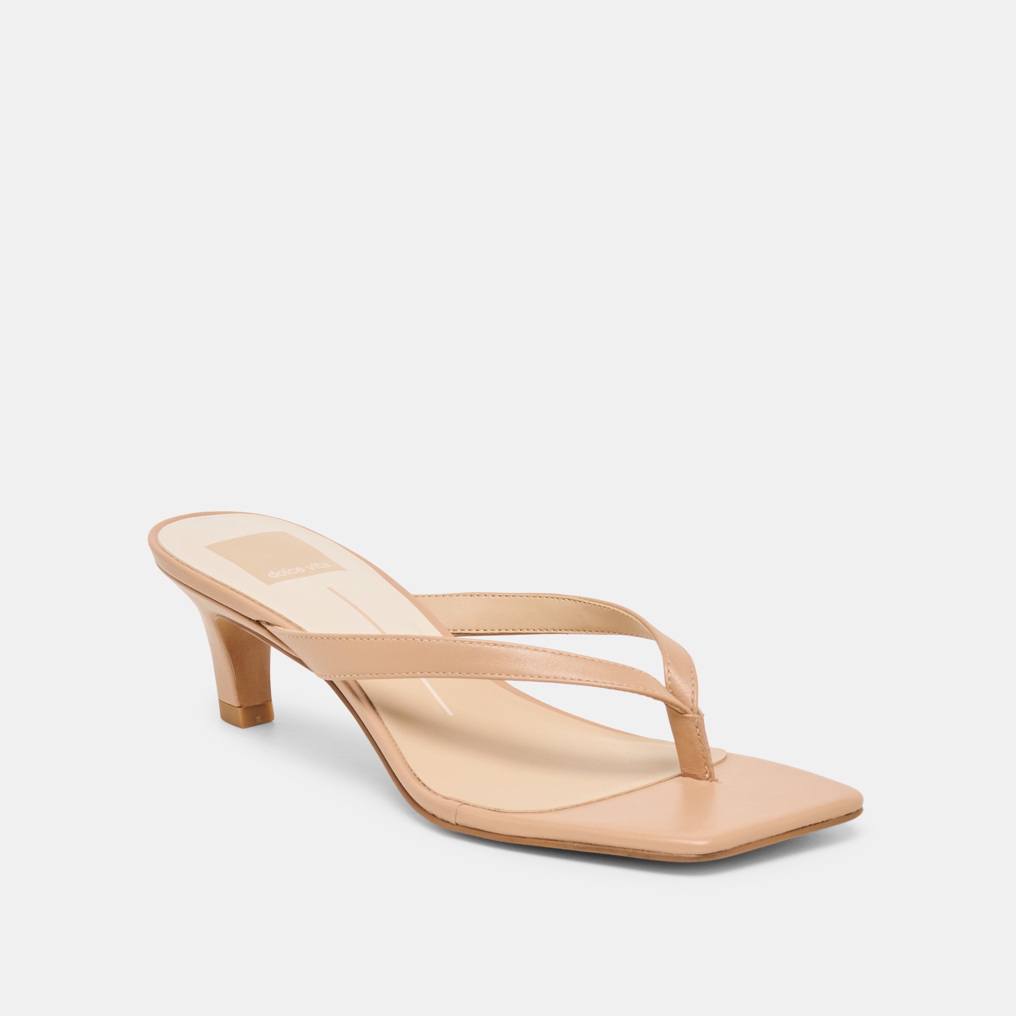 RAMIA HEELS CAFE LEATHER - Image 3