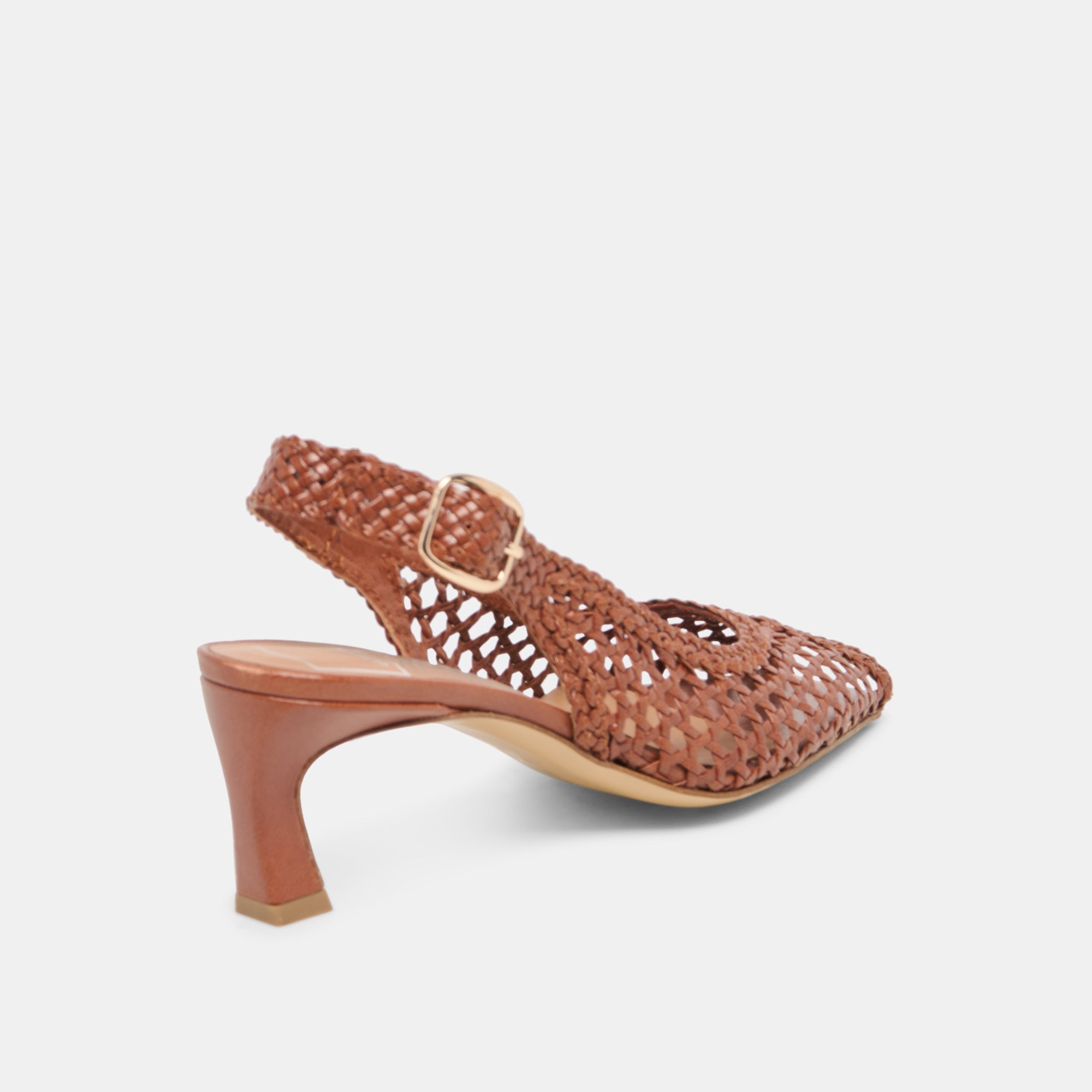 REMLA HEEL TAN WOVEN LEATHER - Image 3