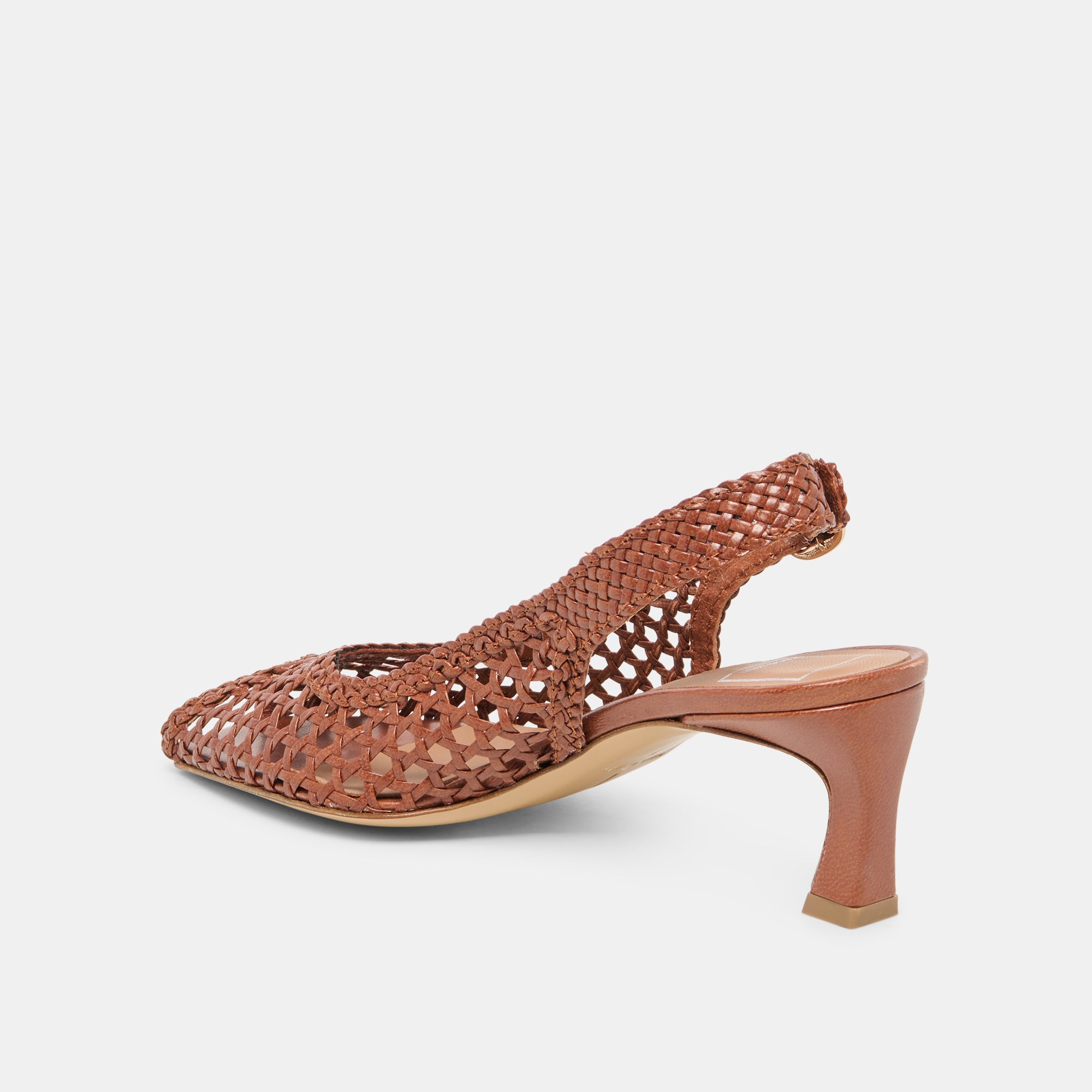 REMLA HEEL TAN WOVEN LEATHER - Image 5