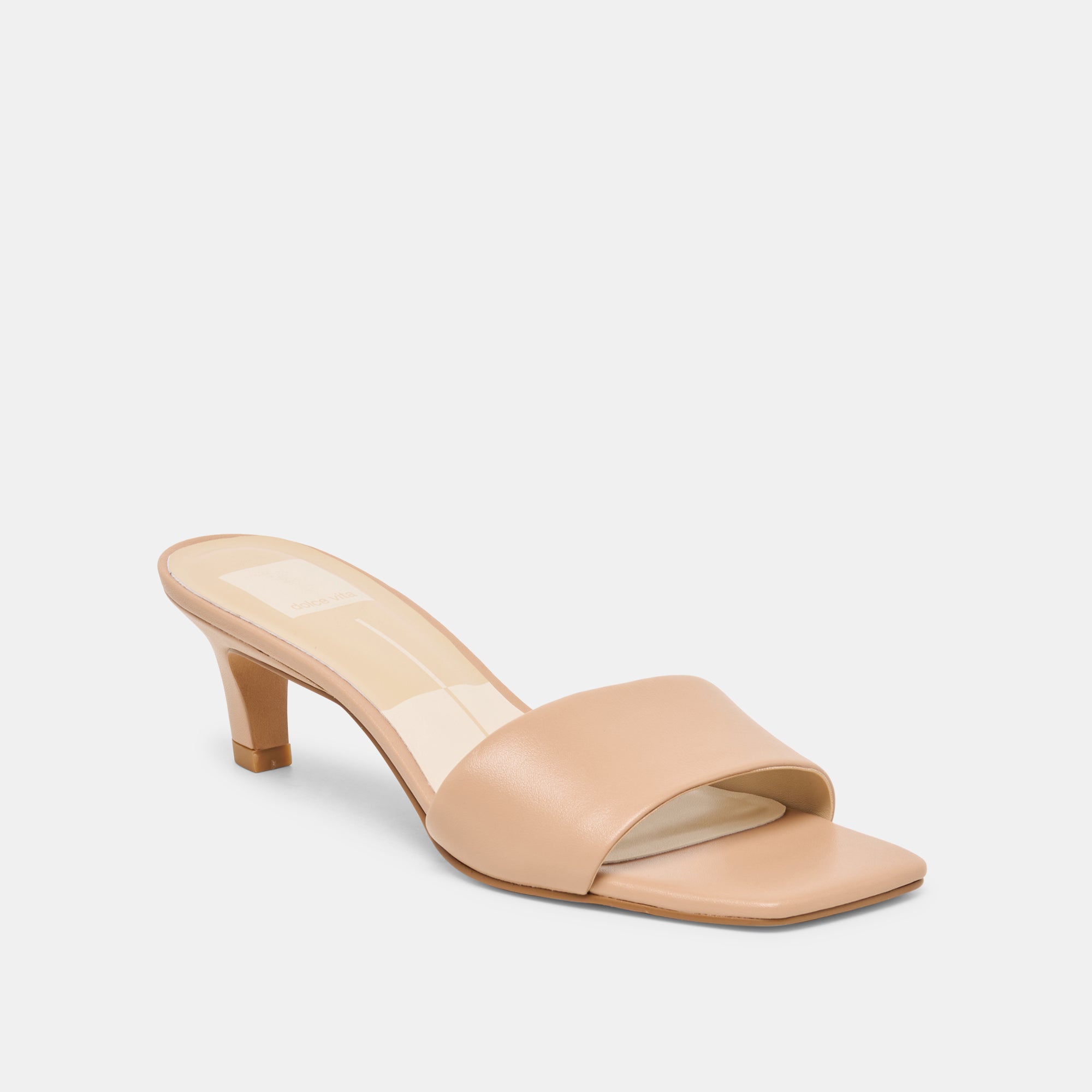 REXA HEELS LIGHT TAN LEATHER - Image 2