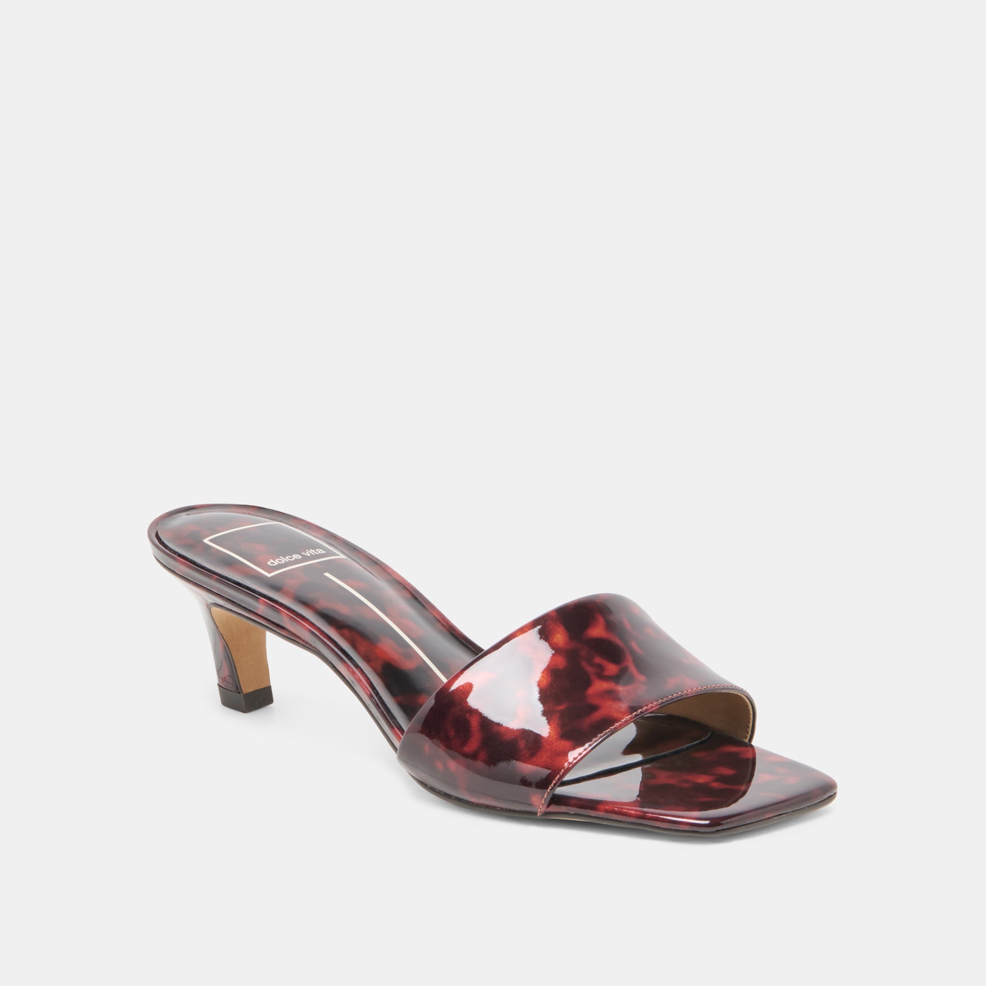 REXA HEELS TORTOISE PATENT LEATHER - Image 2