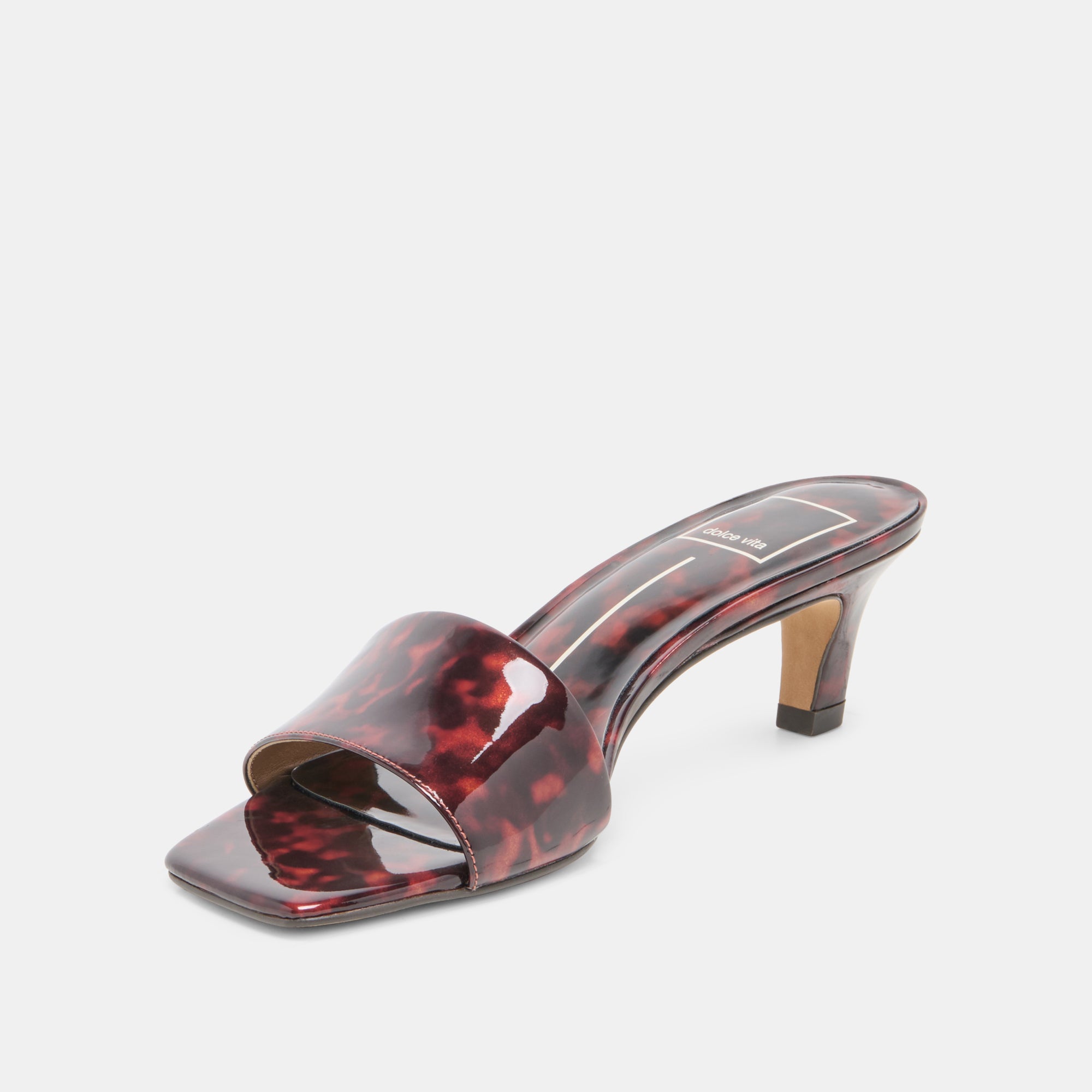 REXA HEELS TORTOISE PATENT LEATHER - Image 4