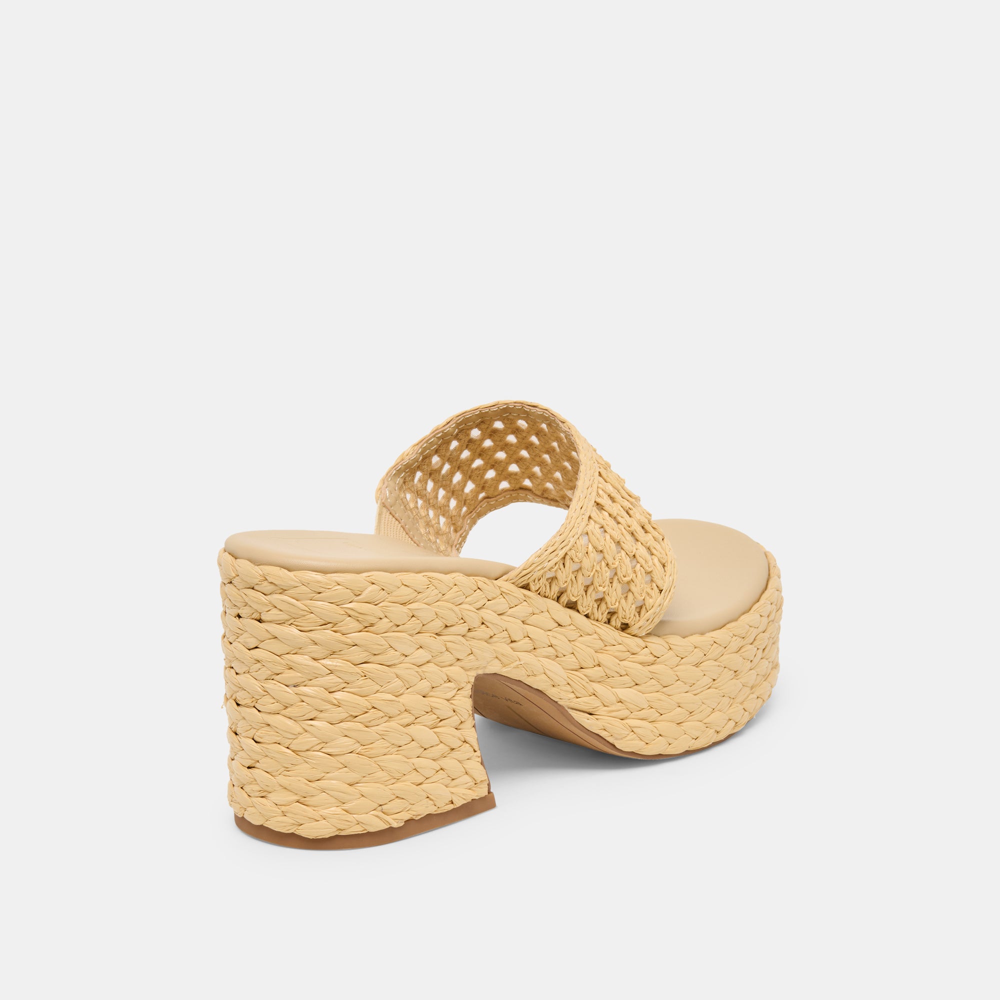RIPPLE HEELS LT NATURAL RAFFIA - Image 5