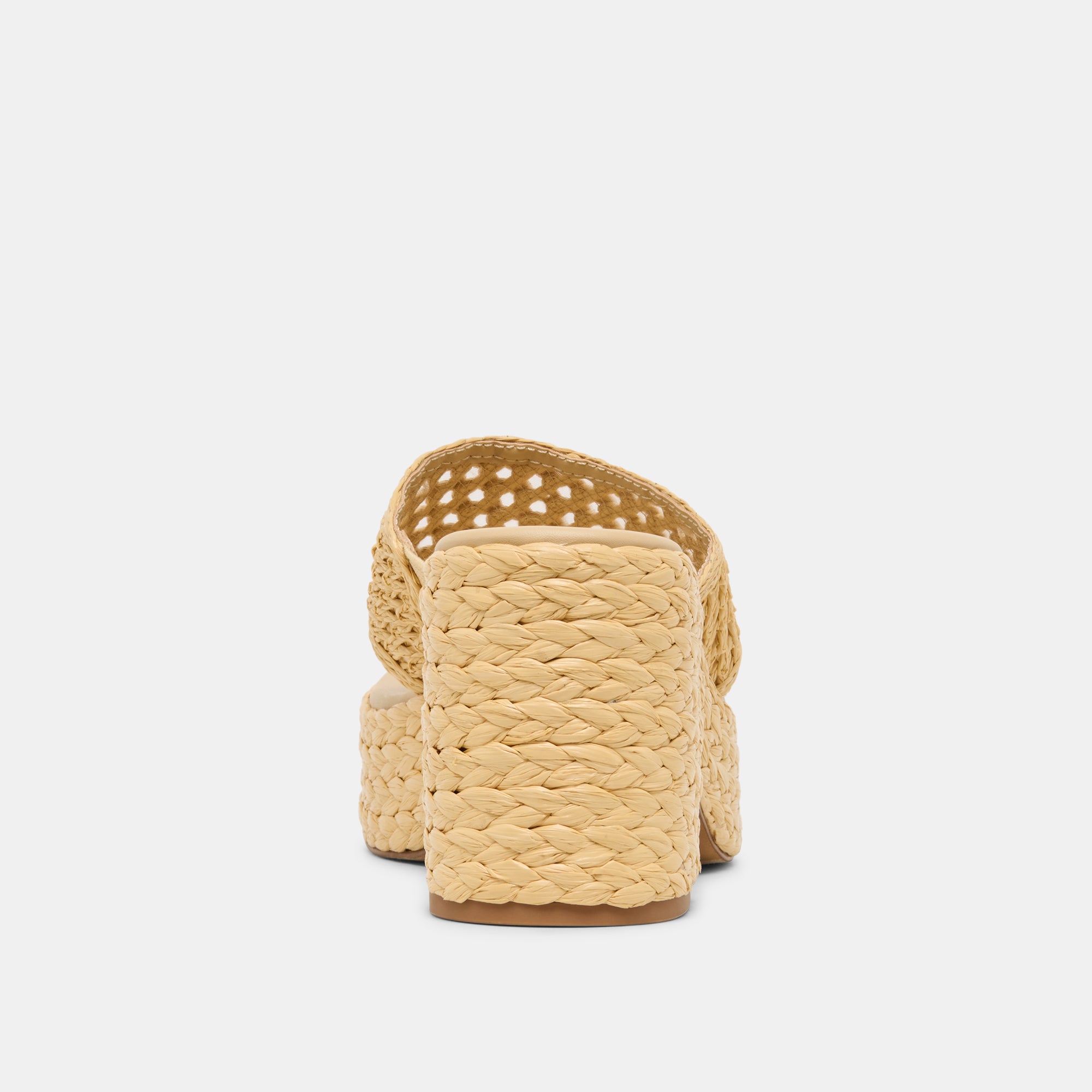 RIPPLE HEELS LT NATURAL RAFFIA - Image 9