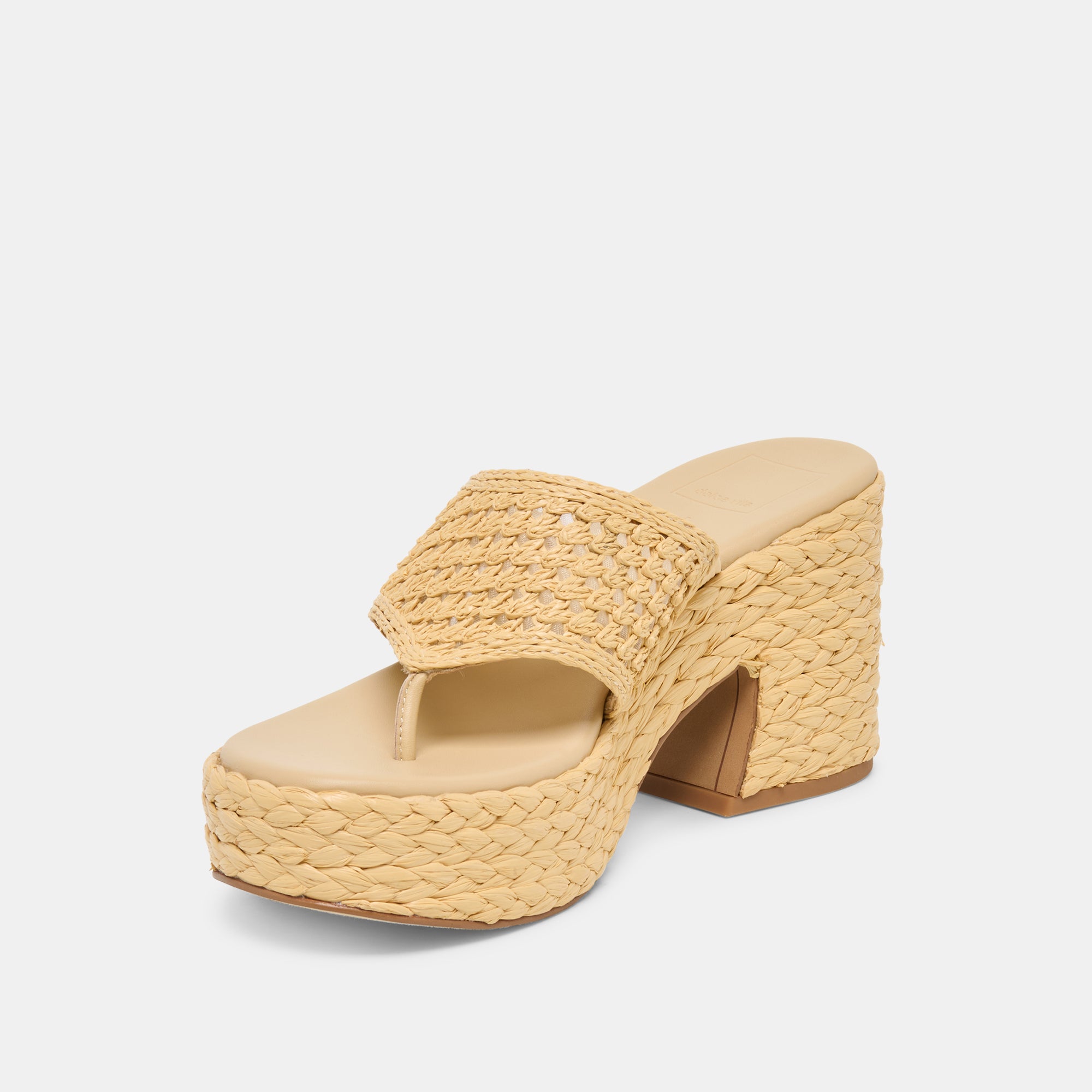 RIPPLE HEELS LT NATURAL RAFFIA - Image 6