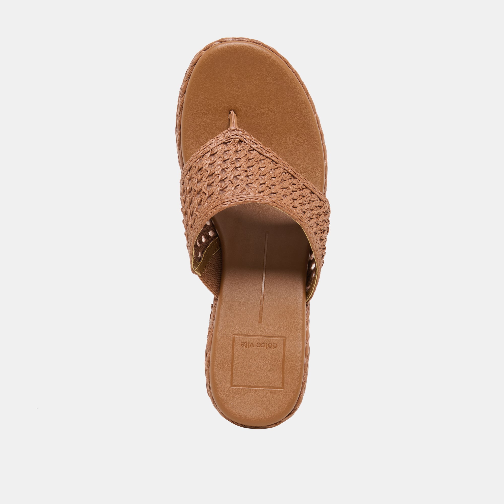 RIPPLE HEELS MID BROWN RAFFIA - Image 8