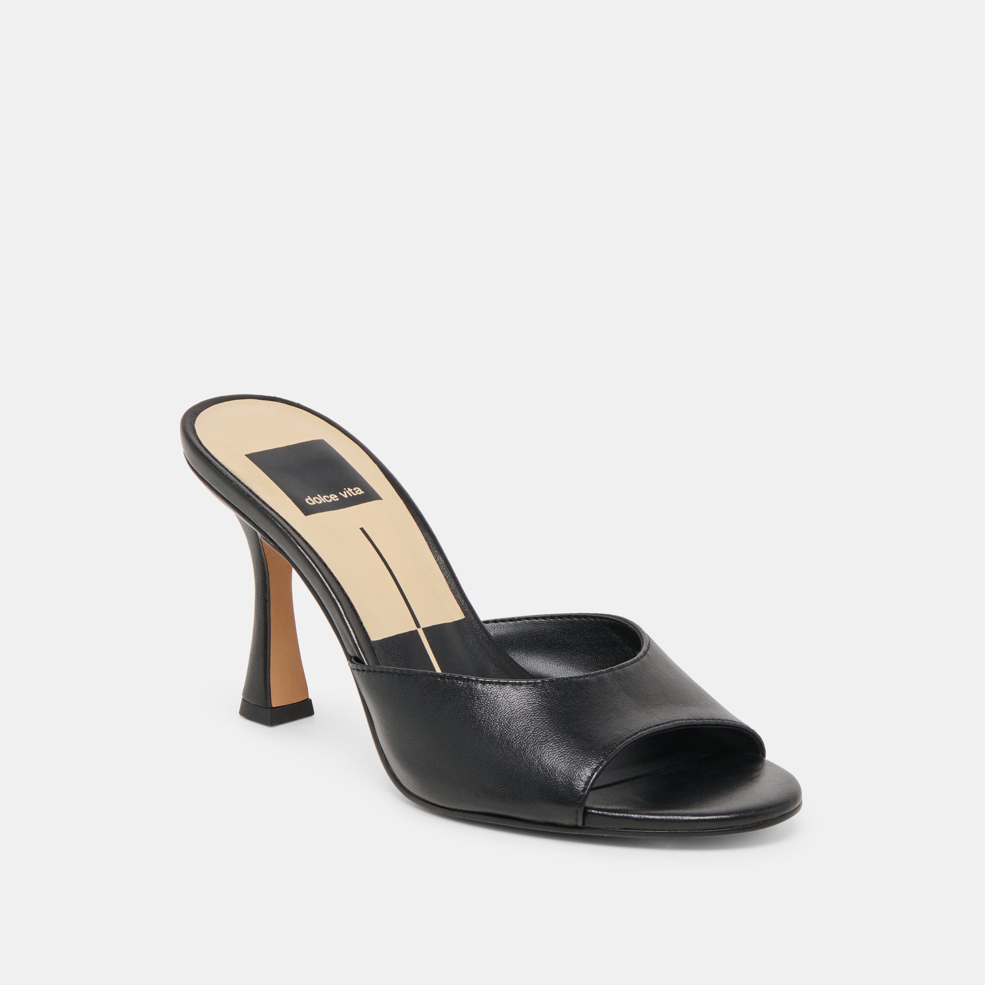 ROSHA HEELS BLACK LEATHER - Image 2