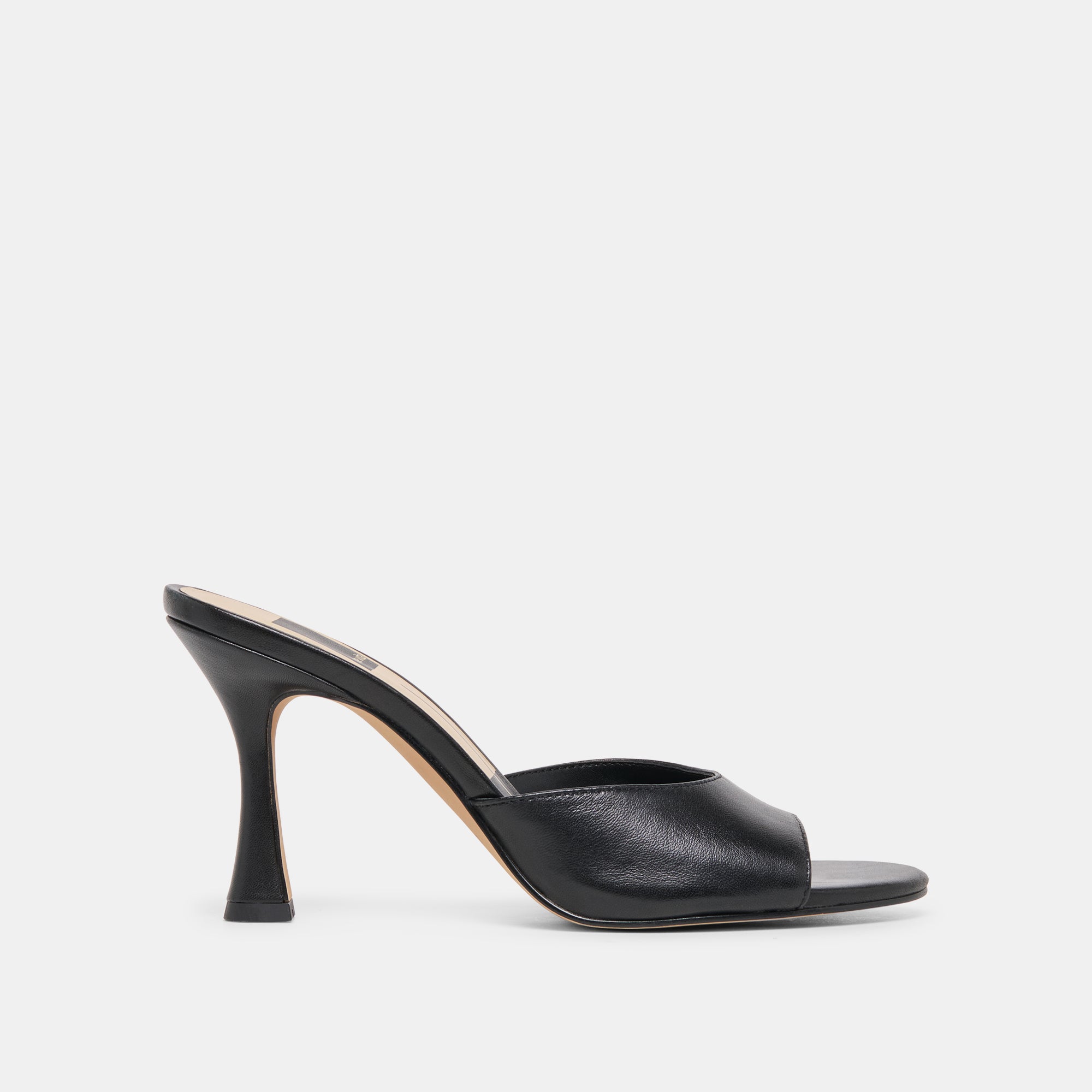 ROSHA HEELS BLACK LEATHER