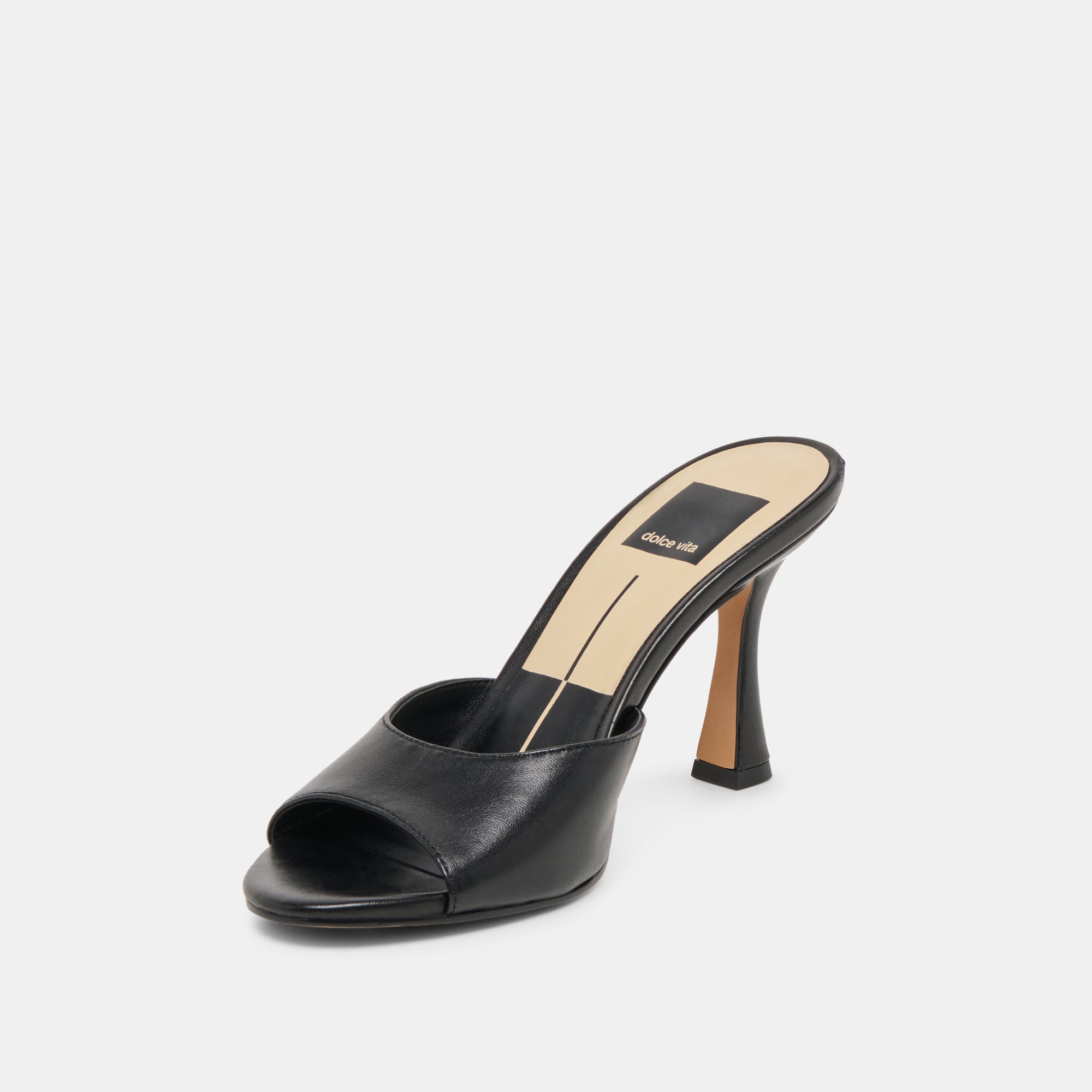 ROSHA HEELS BLACK LEATHER - Image 4