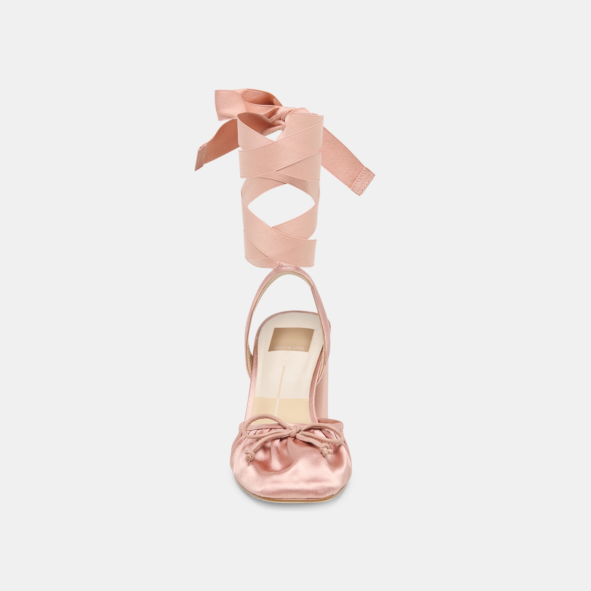 TISHA HEELS LT BLUSH SATIN - Image 8