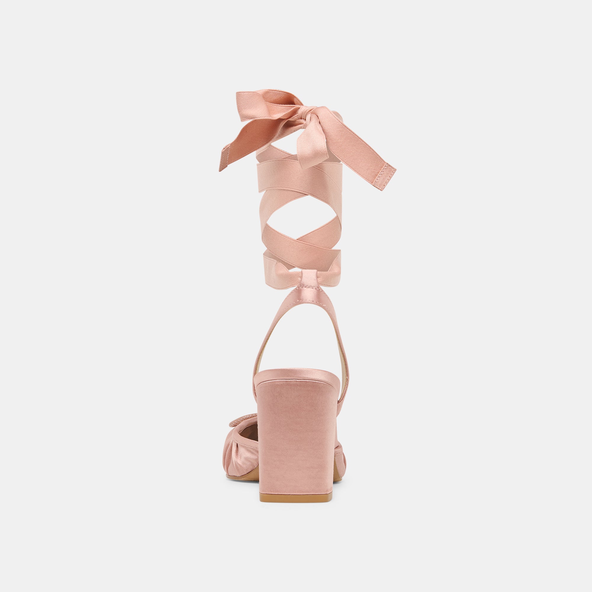 TISHA HEELS LT BLUSH SATIN - Image 9