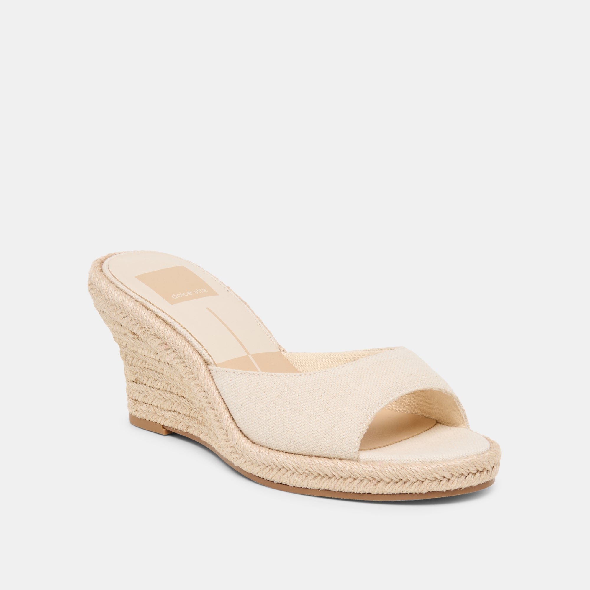 VAYA WEDGES ECRU LINEN - Image 3