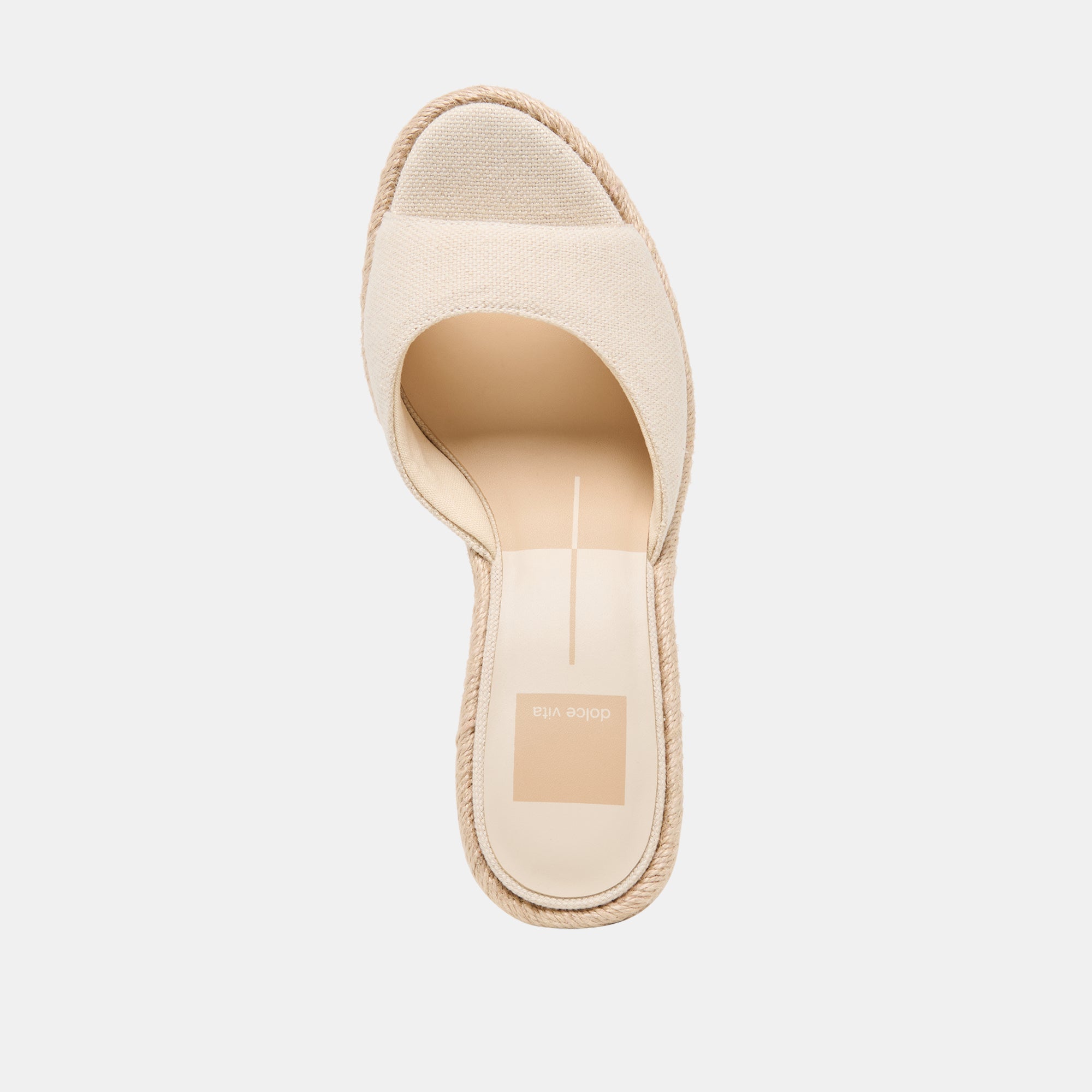 VAYA WEDGES ECRU LINEN - Image 10