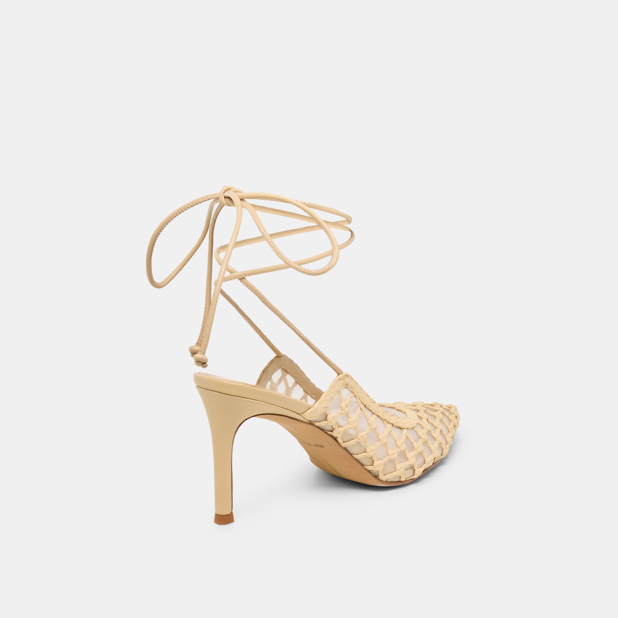 YAEL HEELS LT NATURAL WOVEN RAFFIA - Image 3