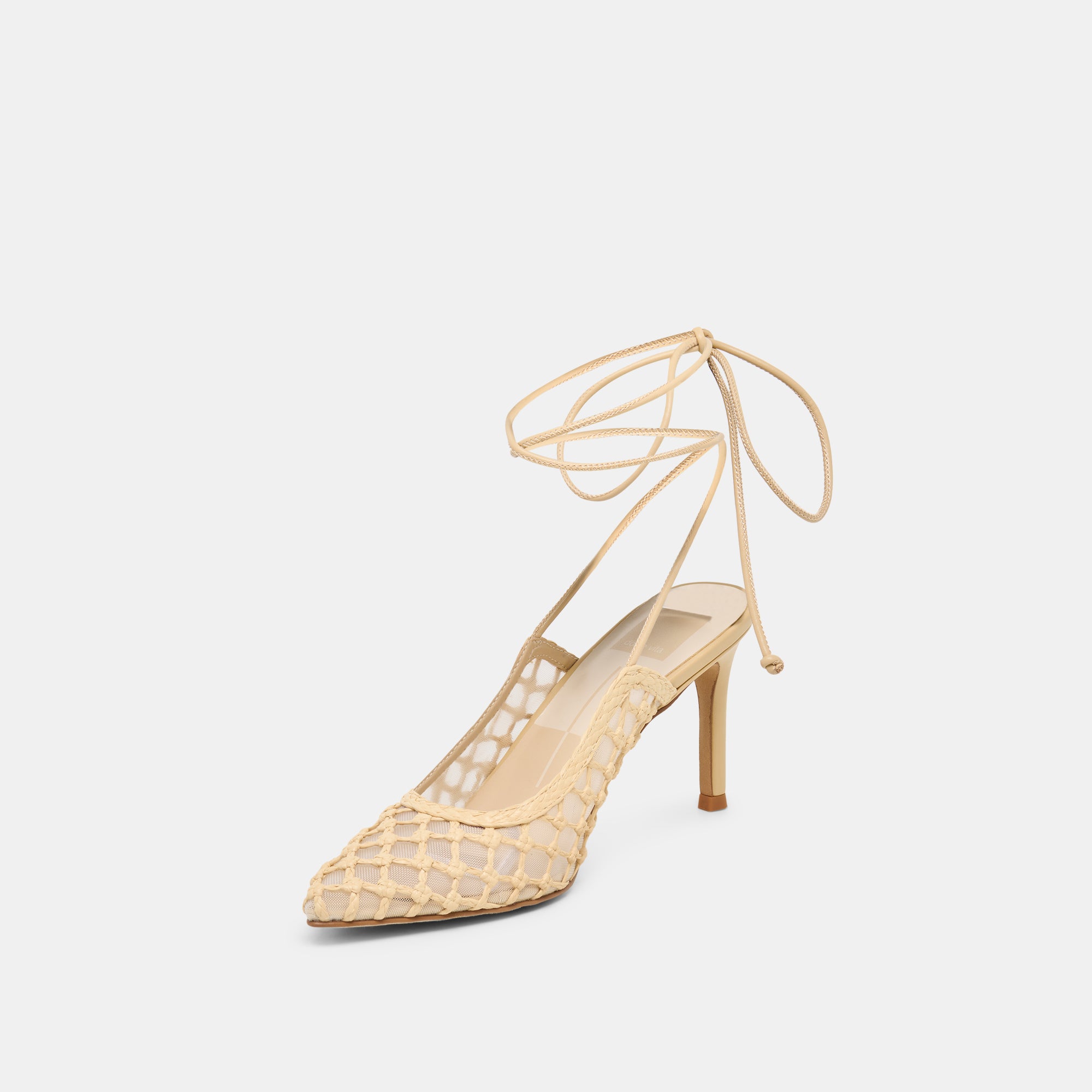 YAEL HEELS LT NATURAL WOVEN RAFFIA - Image 4