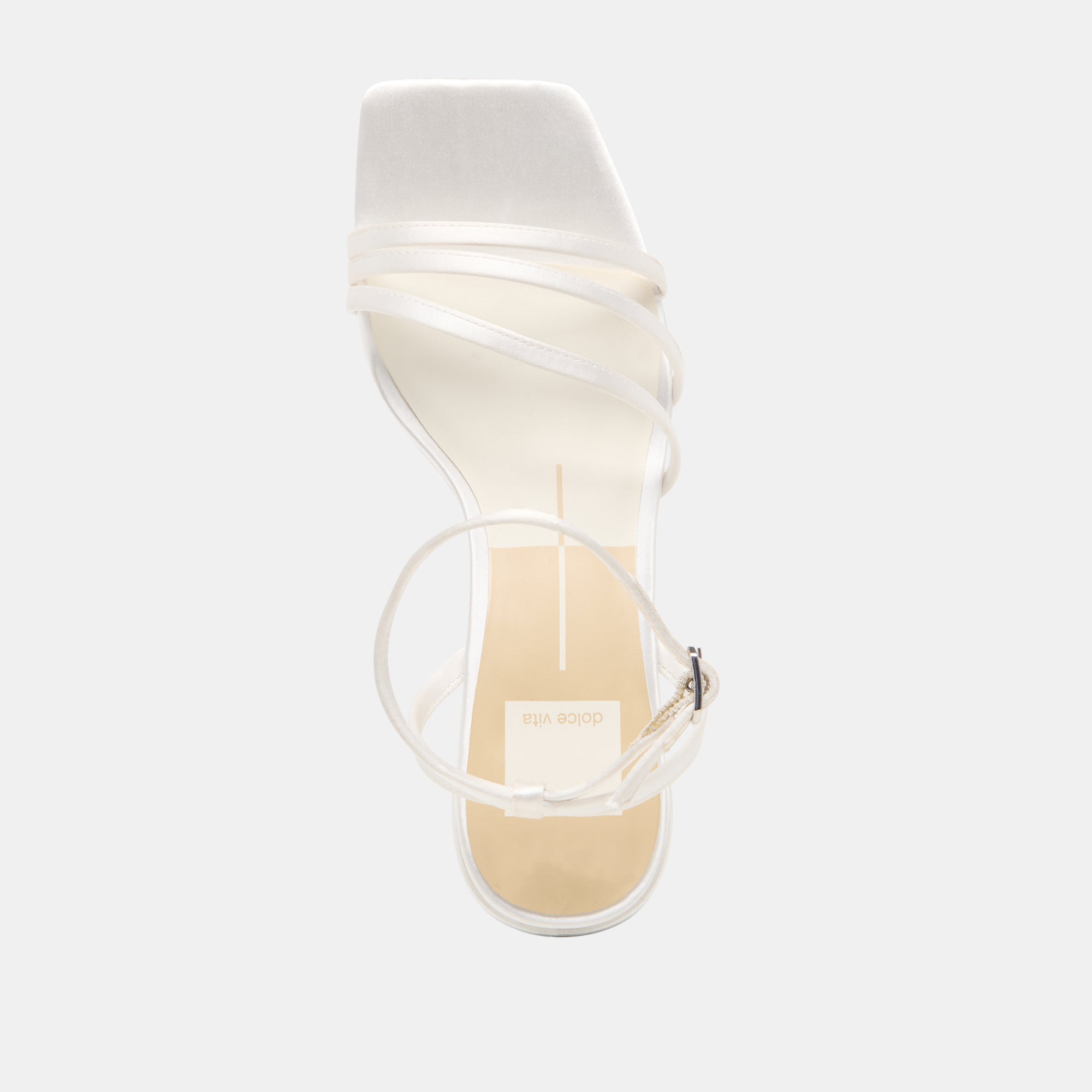 YSABEL HEELS TRUE WHITE SATIN - Image 10