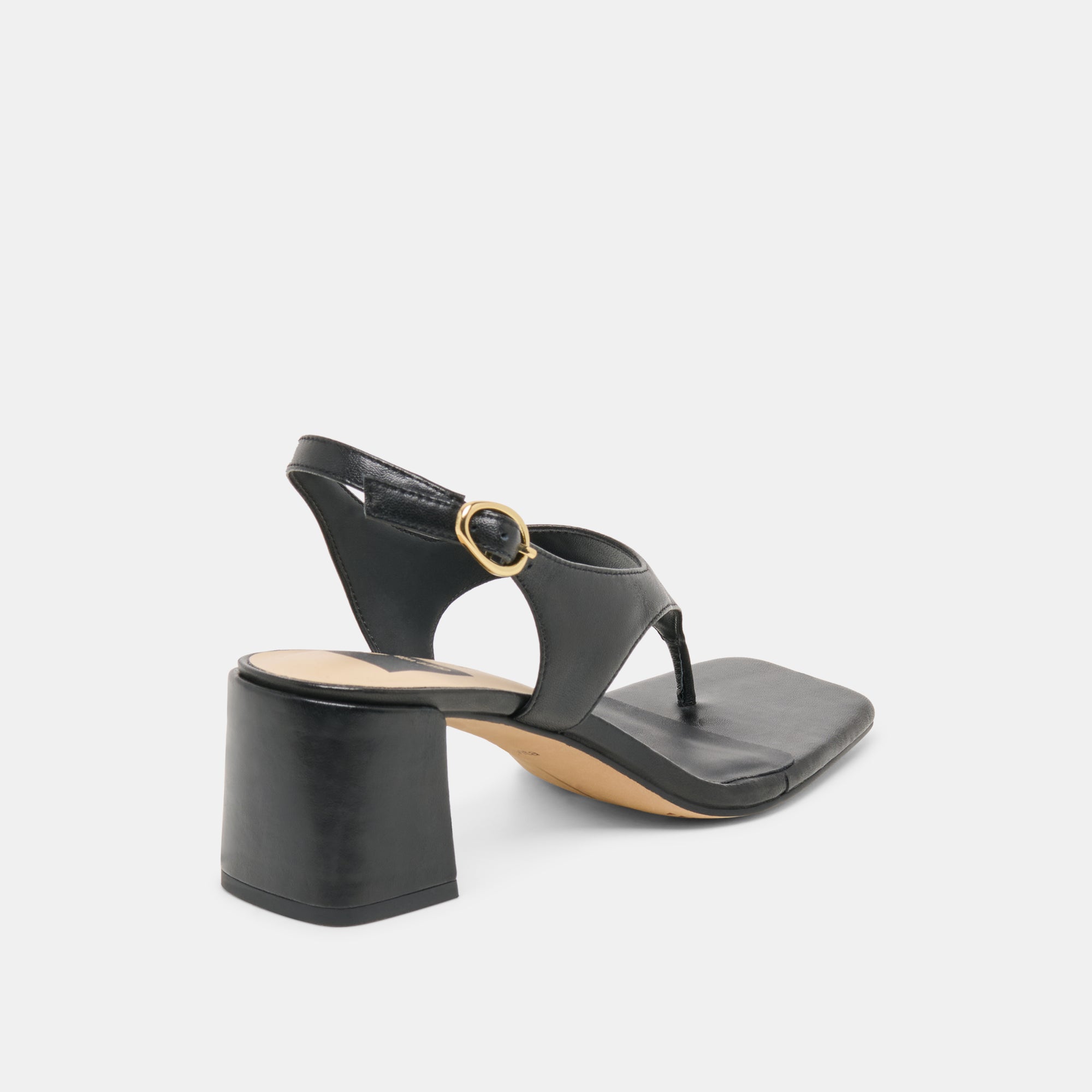 YVES HEELS BLACK LEATHER - Image 3