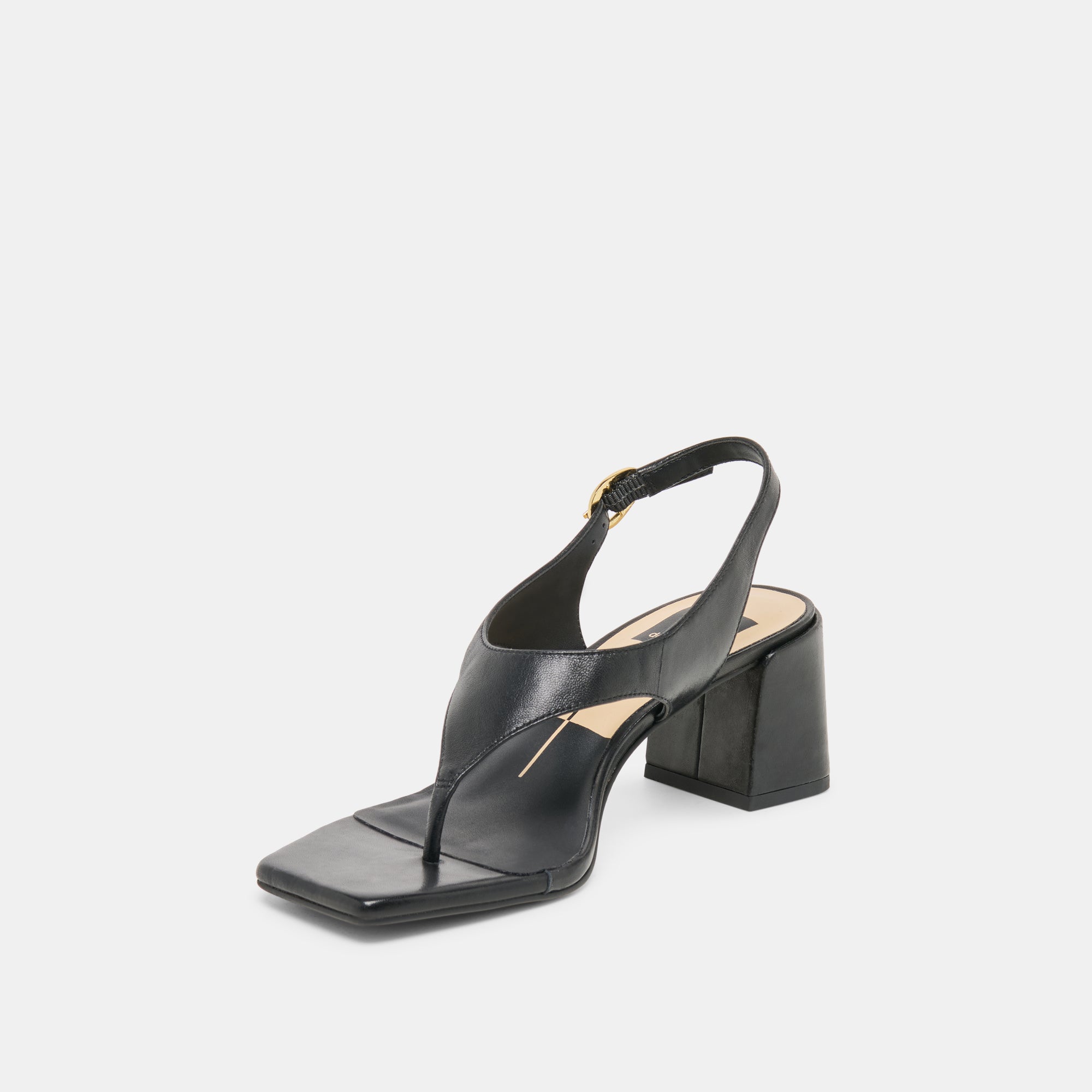 YVES HEELS BLACK LEATHER - Image 4