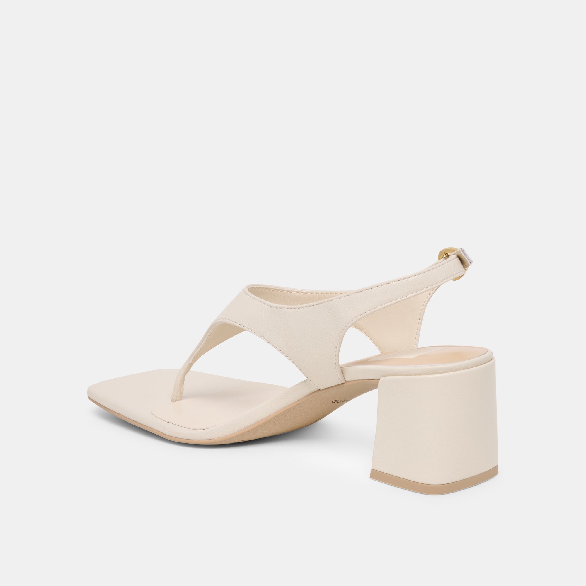 YVES HEELS IVORY LEATHER - Image 5