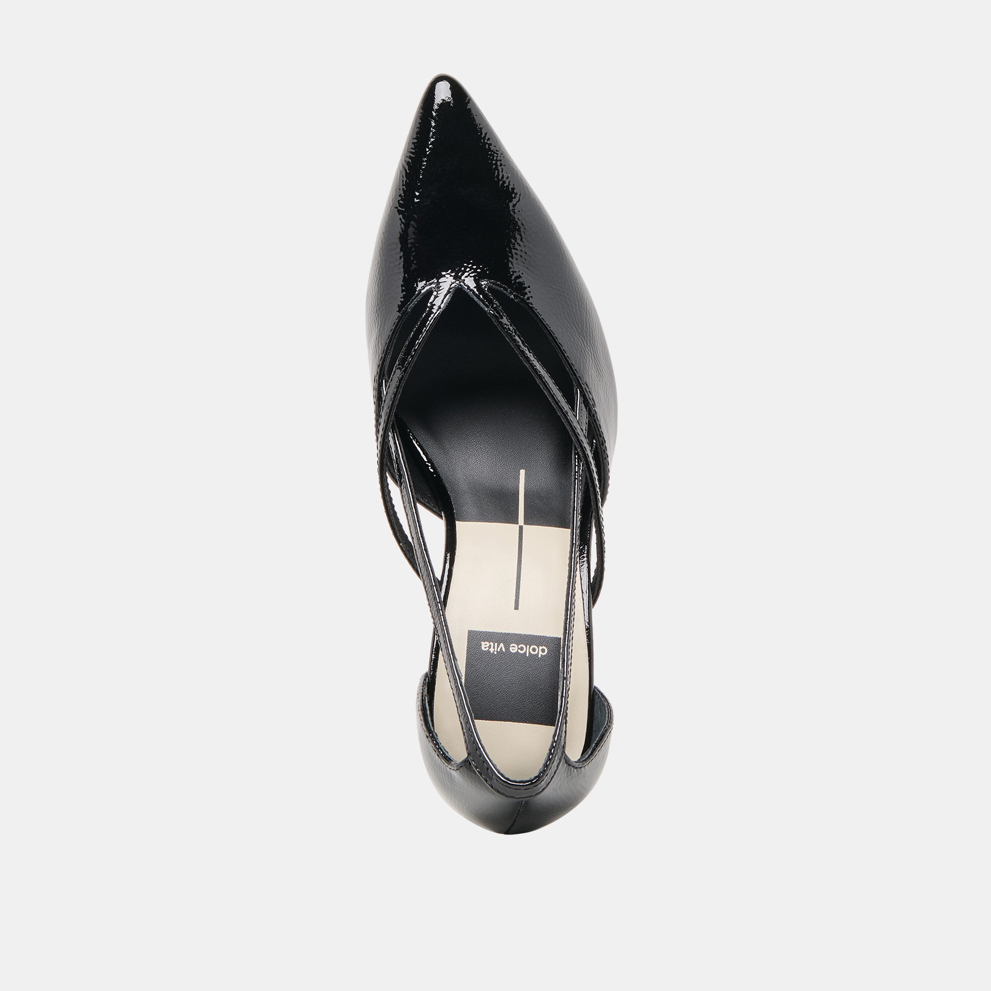 KAINE HEELS MIDNIGHT CRINKLE PATENT LEATHER - Image 8