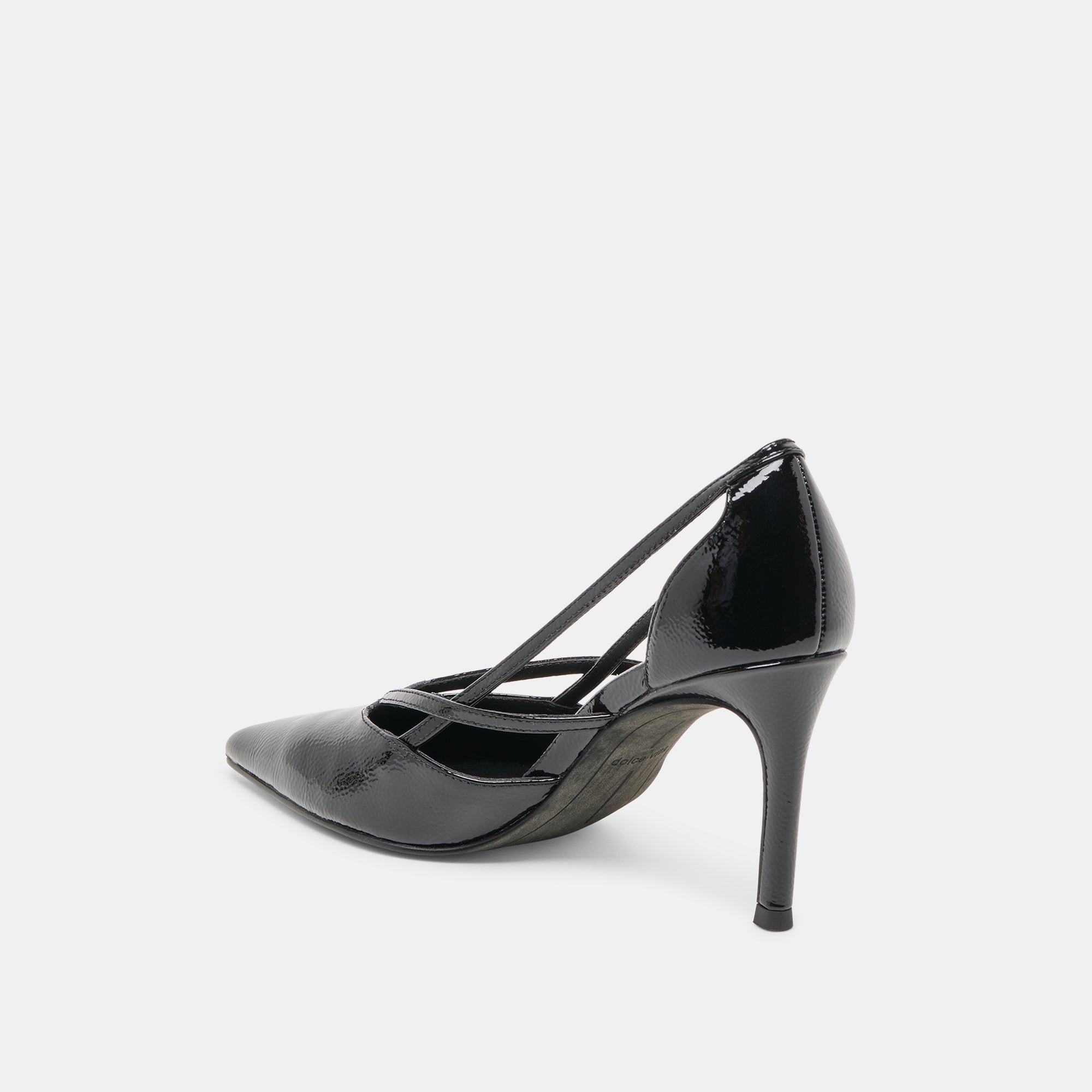 KAINE HEELS MIDNIGHT CRINKLE PATENT LEATHER - Image 5