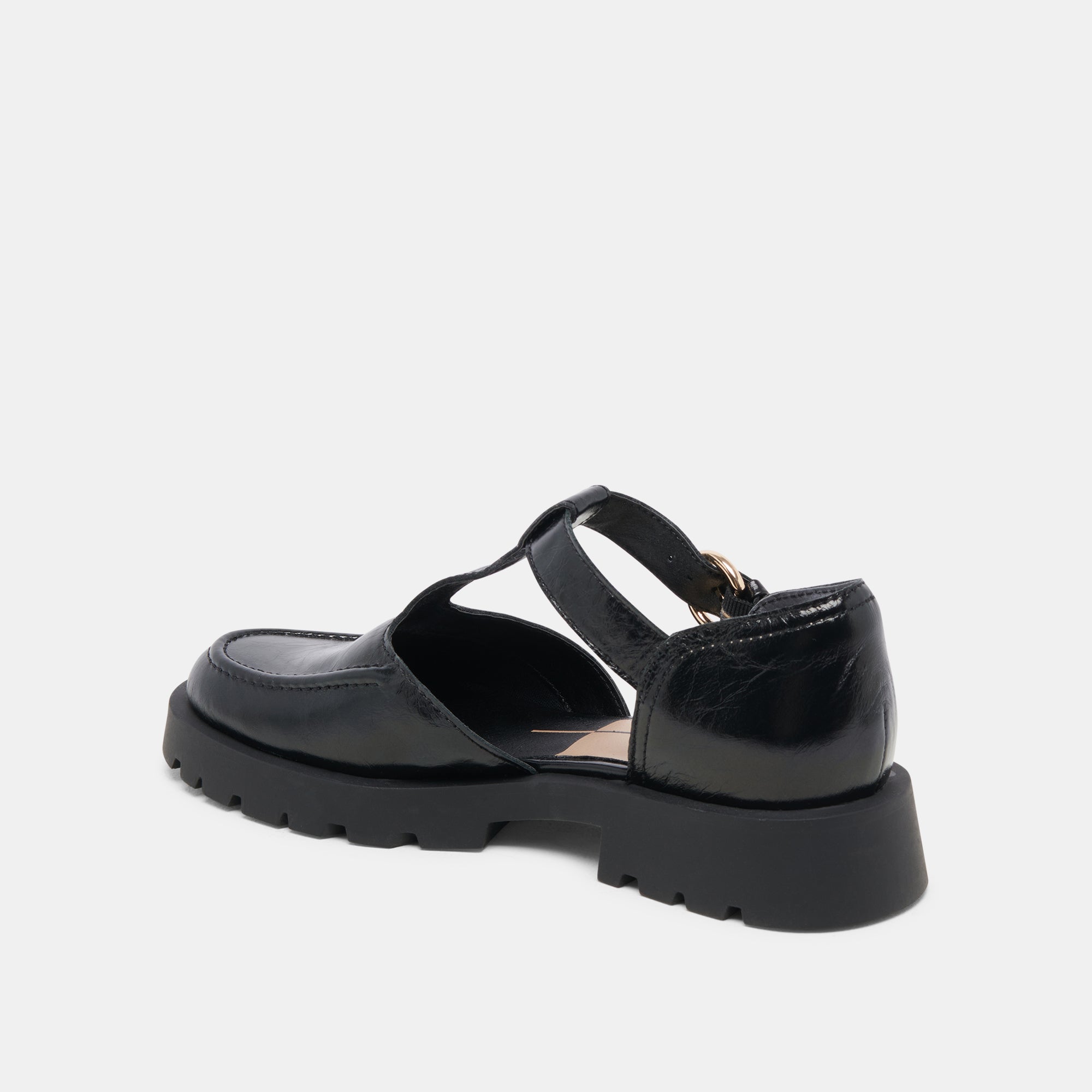 EMILIO FLATS MIDNIGHT CRINKLE PATENT LEATHER - Image 8